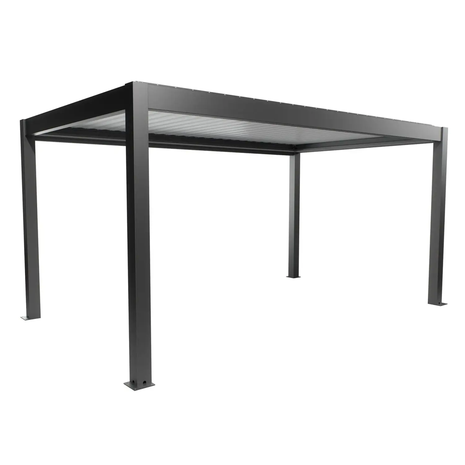 Biohort Pergola 5 x 3 tmavě šedá/bílá  515,5 x 312 cm
