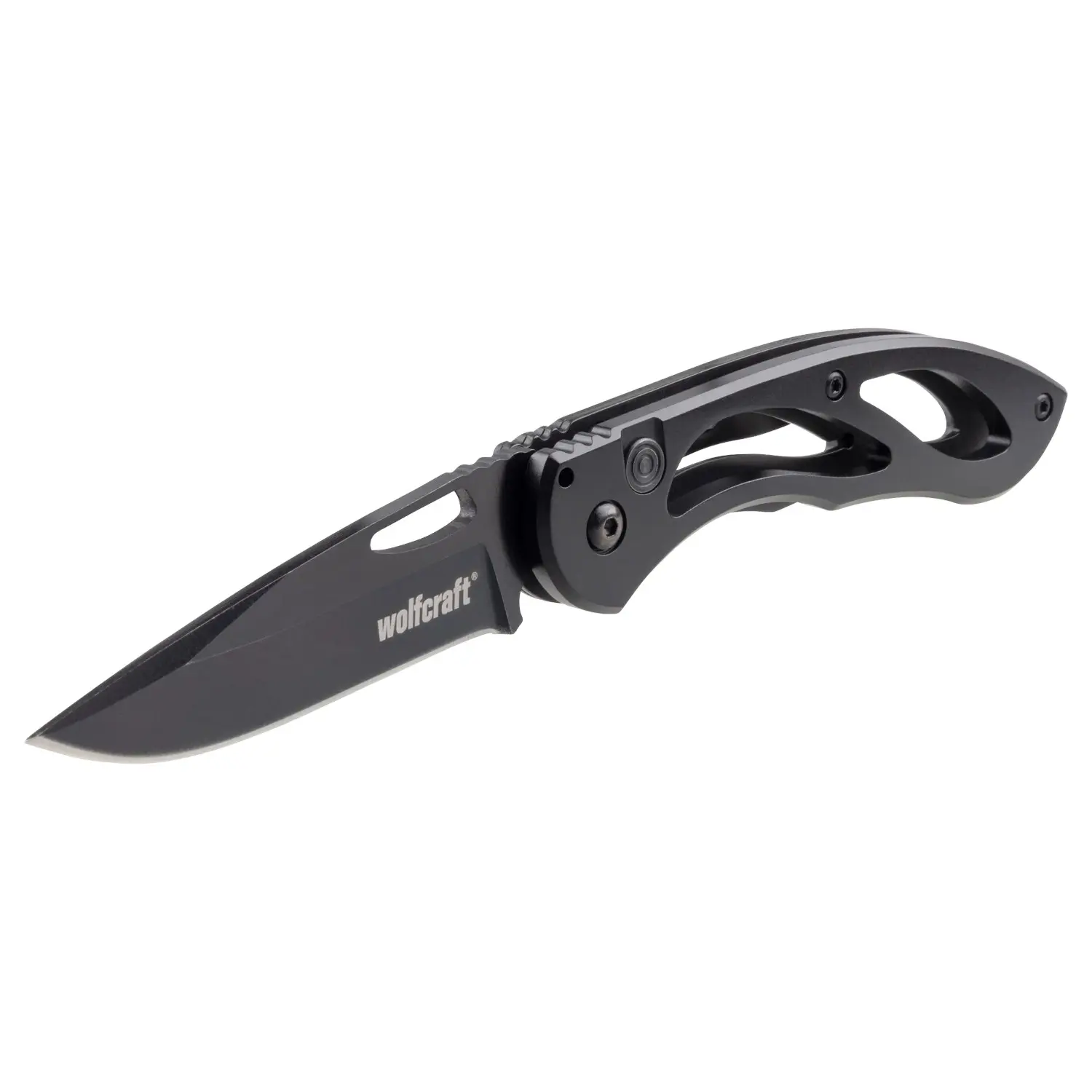 Wolfcraft Nůž pro volný čas se sklápěcí hladkou čepelí