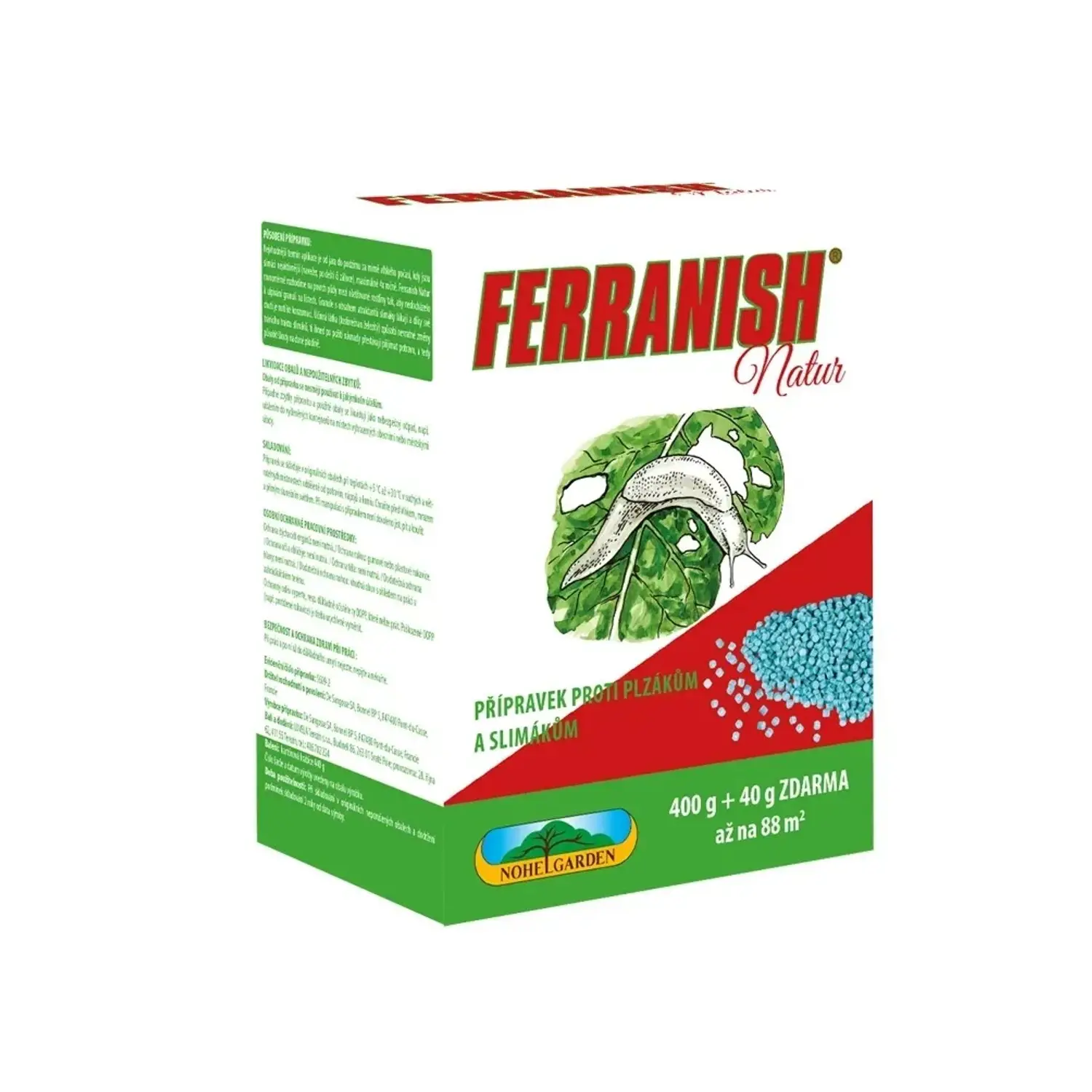 NOHEL GARDEN Ferranish Natur na slimáky 400 + 40 g zdarma