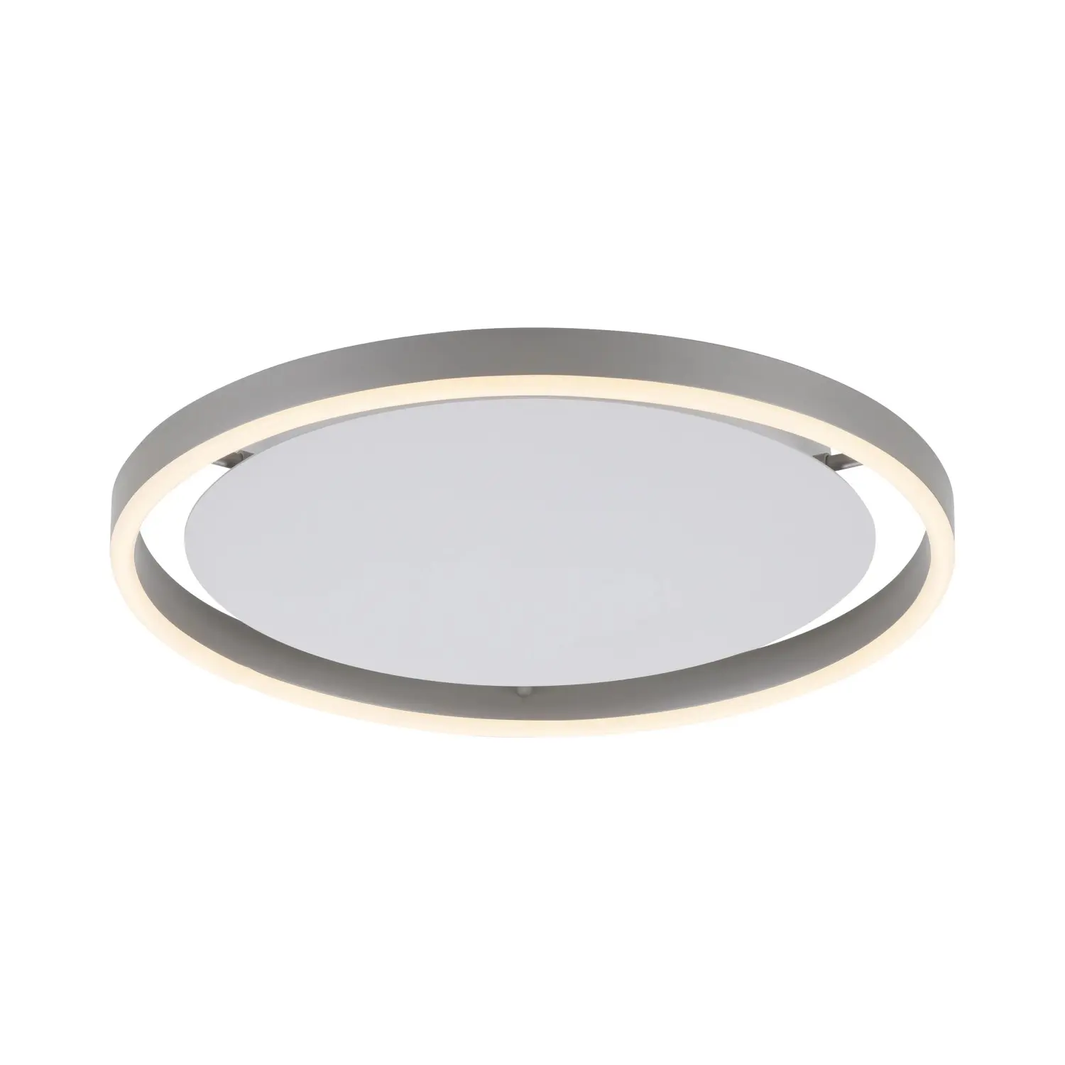 Just Light Stropní LED svítidlo Ritus, 20W, 2650lm, 3000K, hliník, pr. 39,3 cm