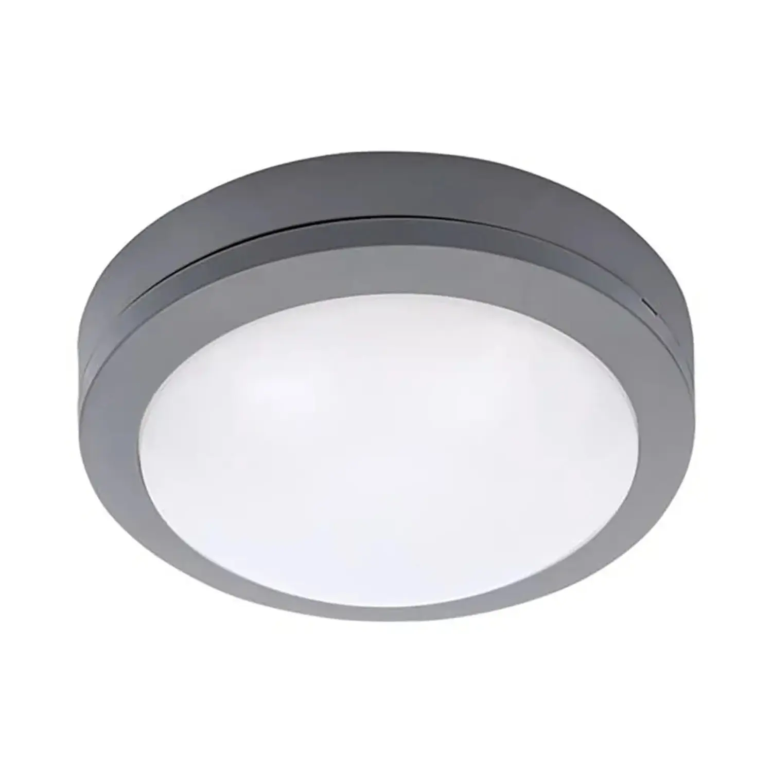 SOLIGHT LED venkovní svítidlo Siena šedé, 13 W, pr. 17 cm