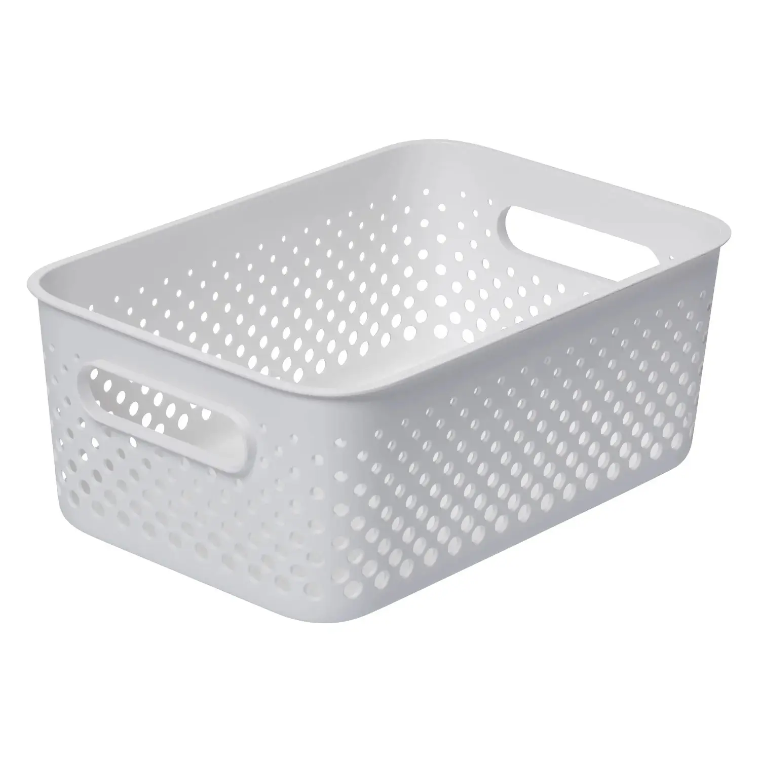 SmartStore Úložný koš Essence M bílý 29,5 x 20,5 x 12 cm, 5,6 l