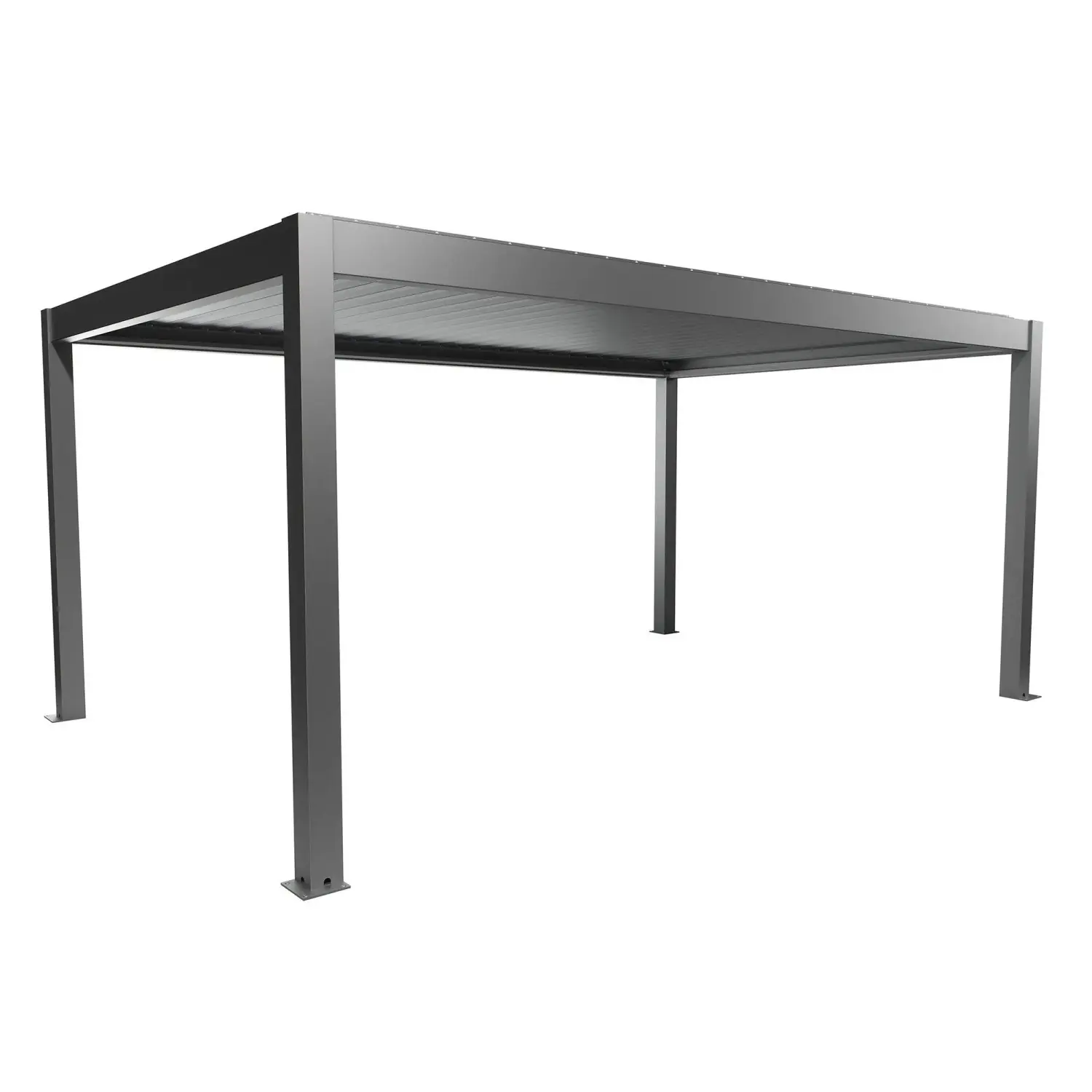Biohort Pergola 5,5 x 3,5 křemenově šedá 552,5 x 367,5 cm