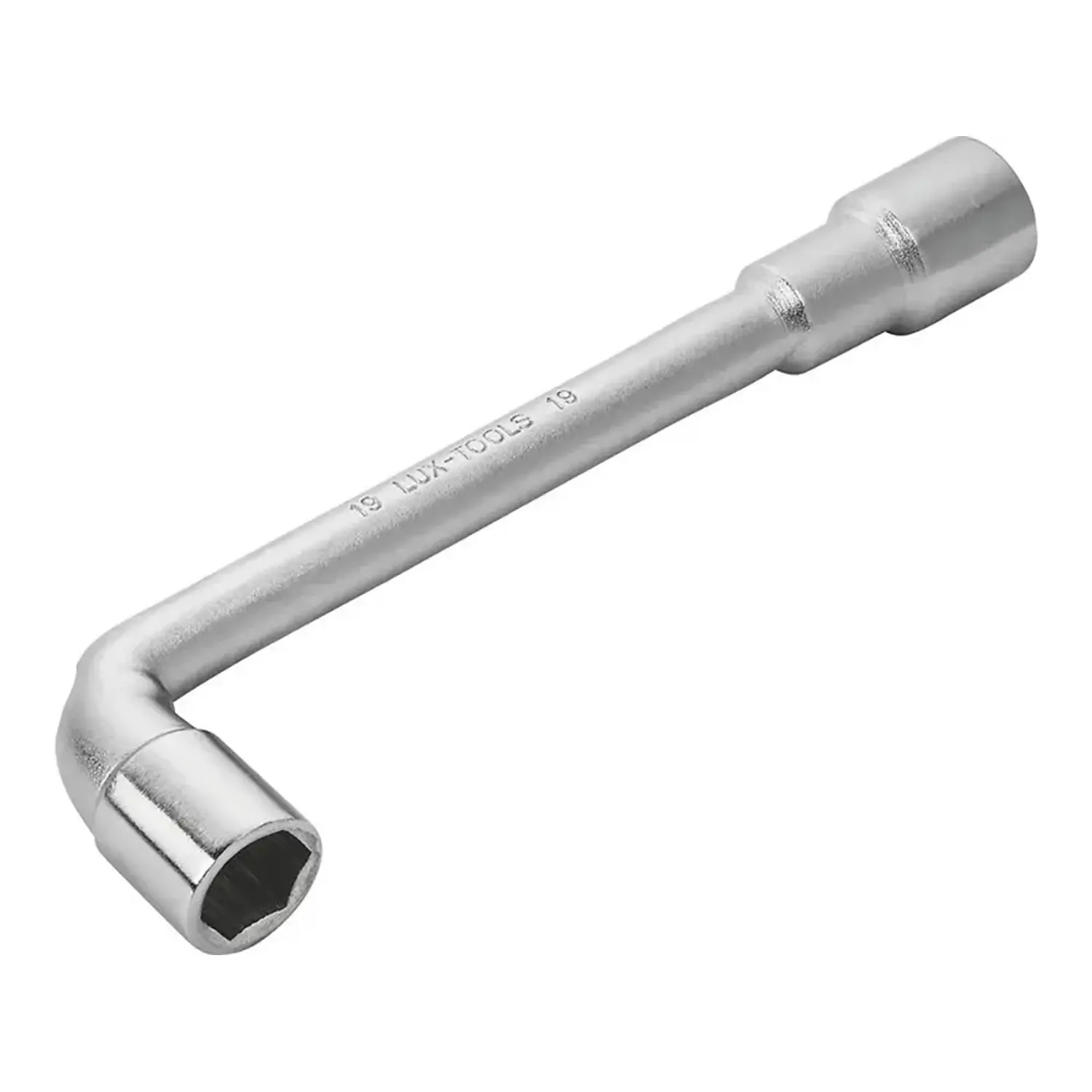 LUX-TOOLS Zahnutý nástrčný klíč oboustranný Classic 19 mm