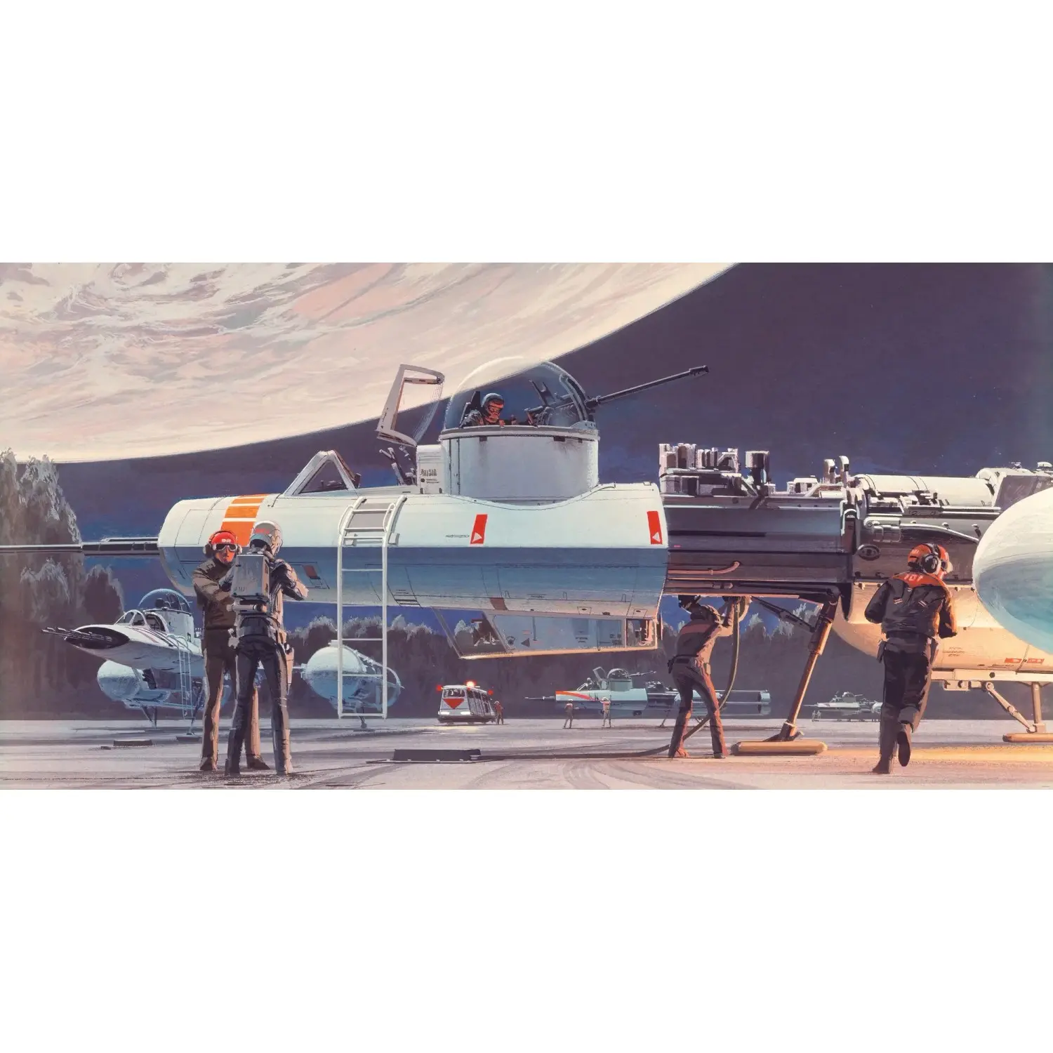 Komar Vliesová fototapeta Star Wars Classic RMQ Yavin Y-Wing 500 x 250 cm