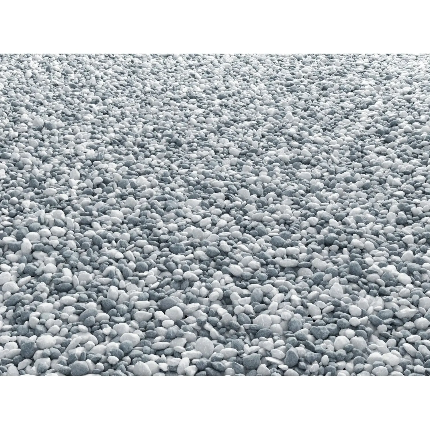 WECO Zahradní drť černá-bílá, 8-16 mm, 15 kg/pytel