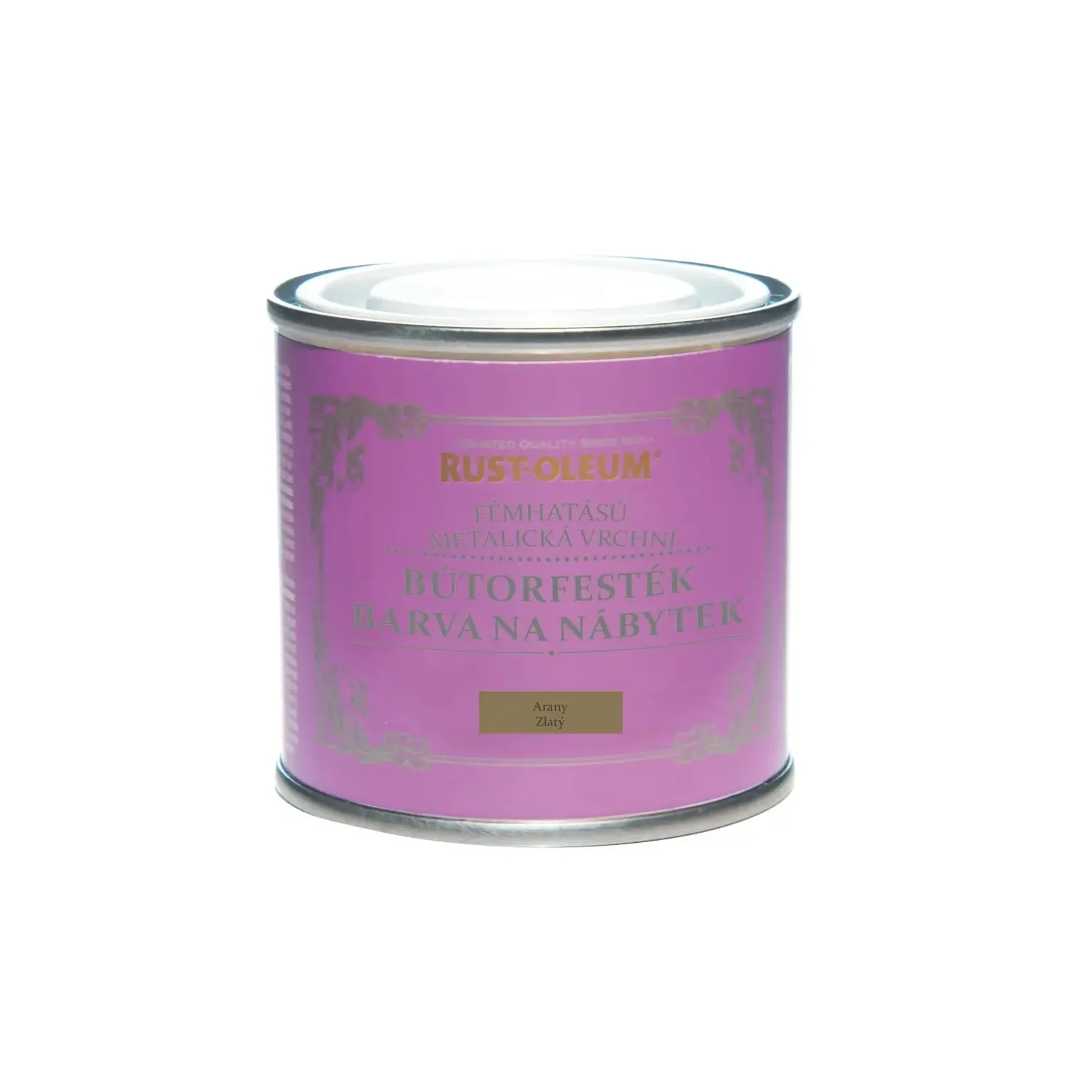 Rust-Oleum Barva na nábytek Metallic Finish, metalíza zlatá, 125 ml