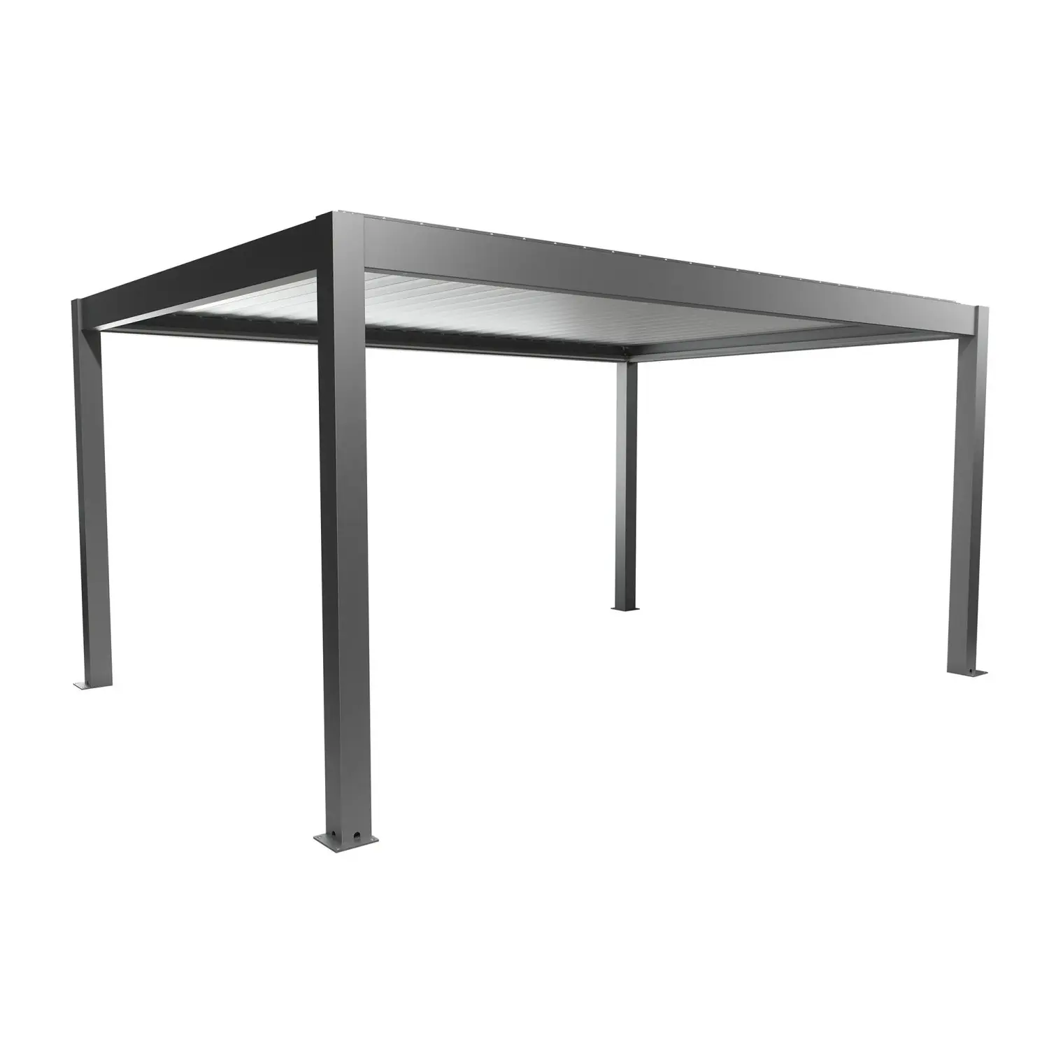 Biohort Pergola 5 x 3,5 křemenově šedá/stříbrná 515,5 x 367,5 cm