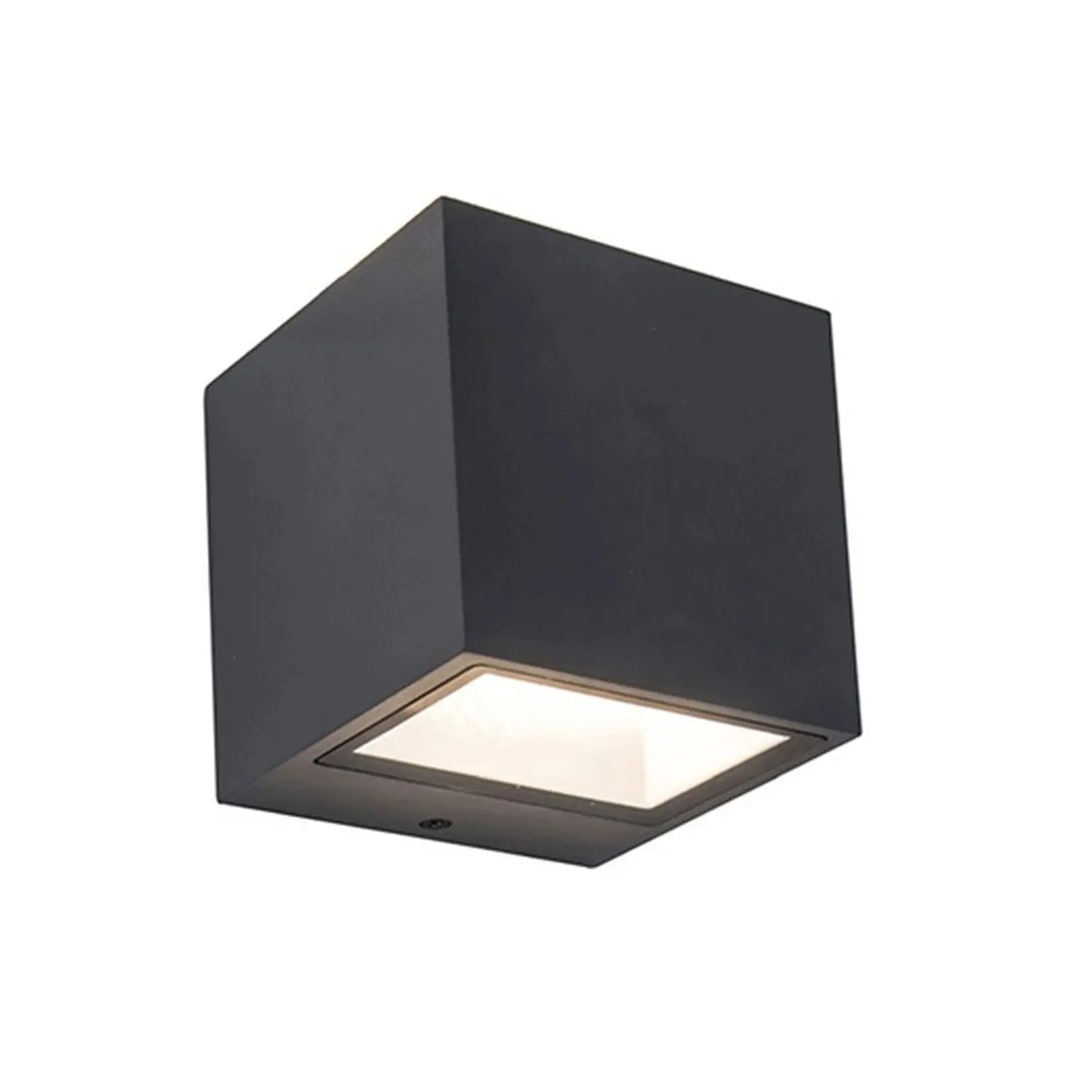 LUTEC LED nást. svítidlo GEMINI tm. šedé 9W 850lm 4000K IP54 86x88x85mm