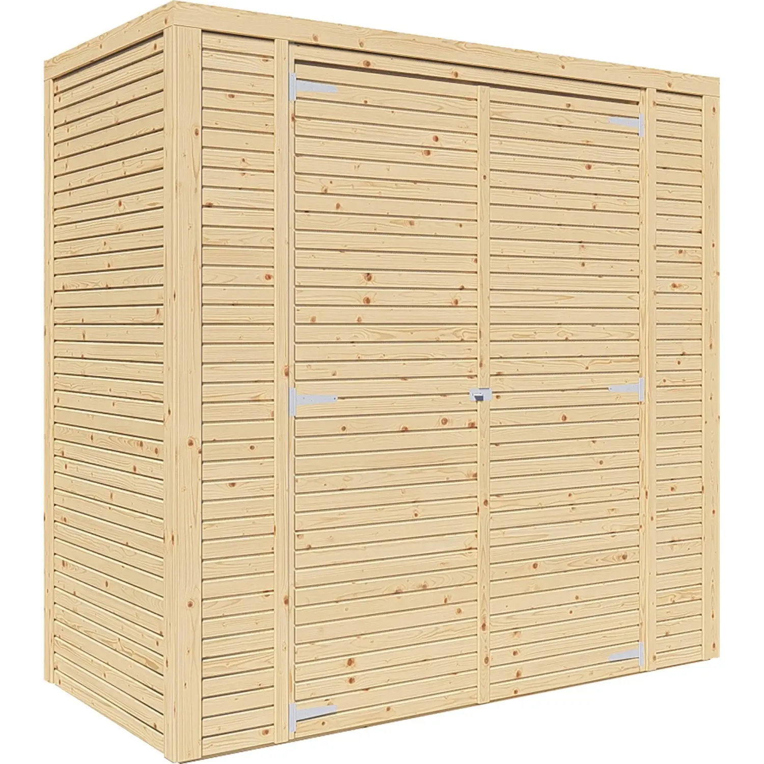 Bertilo Dřevěný domek na nářadí Box 1, přírodní, 208 x 103 cm