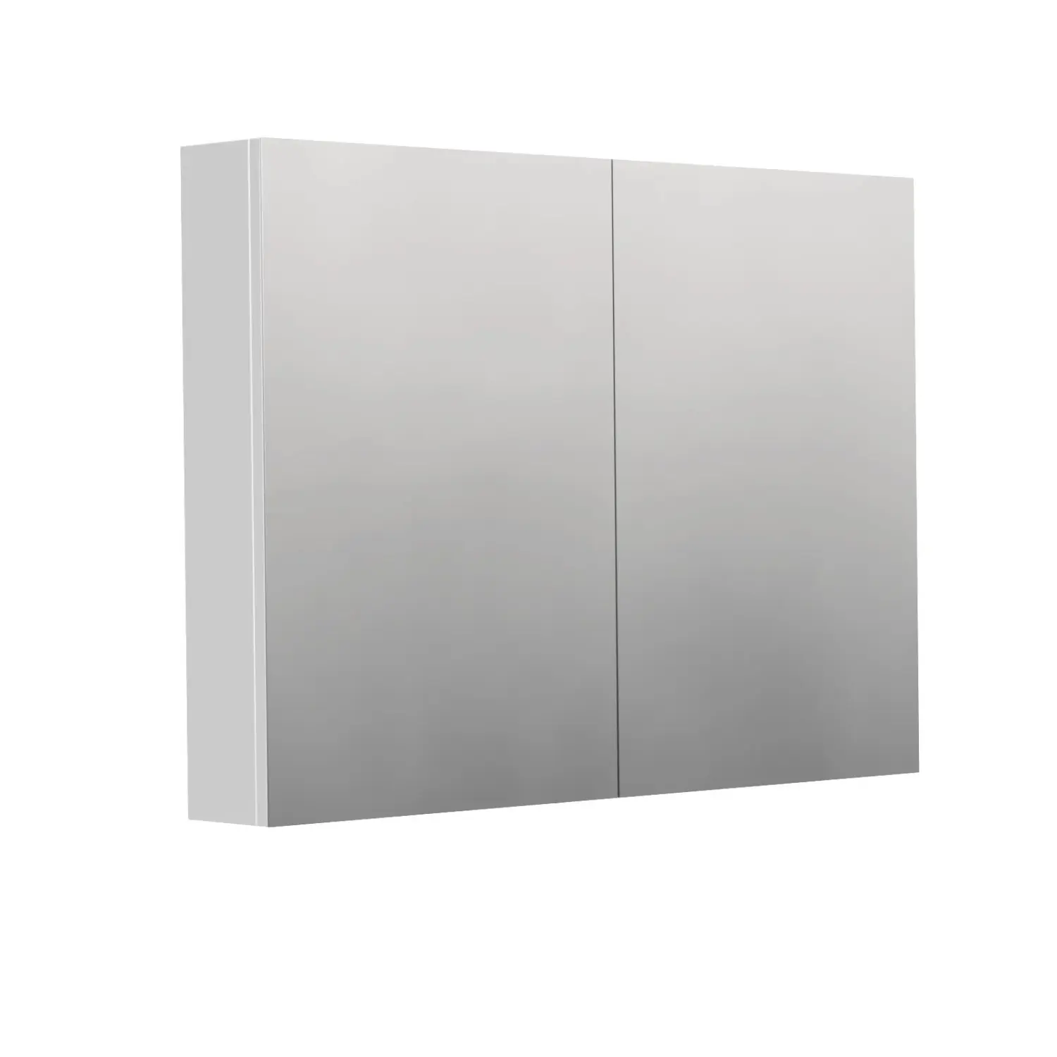 INTEDOOR Zrcadlová skříň BEE, 2 dveře, el.zásuvka, IP44, š. 100cm, bílá mat
