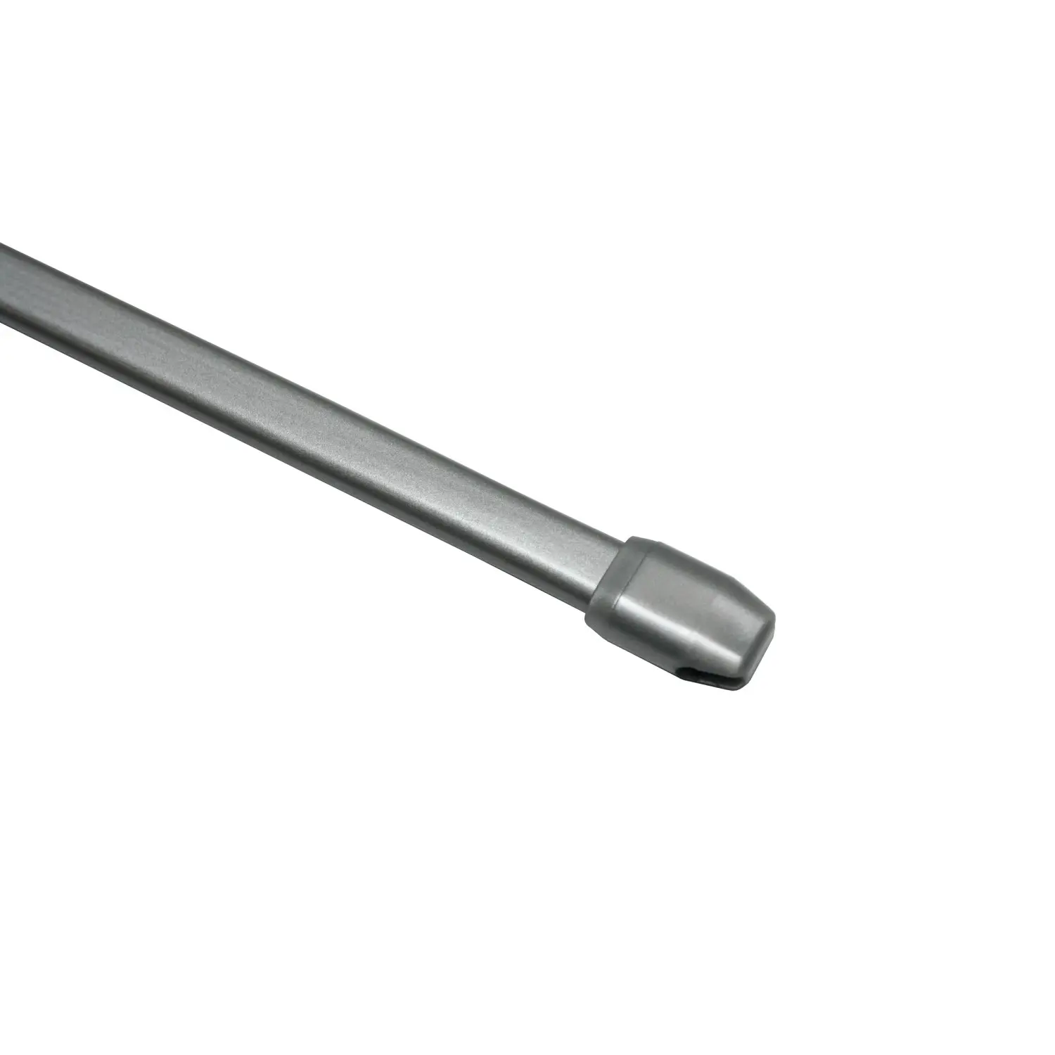 Gardinia Vitrážní tyčka plochá, stříbrná mat, pr. 11 mm, 60 - 90 cm