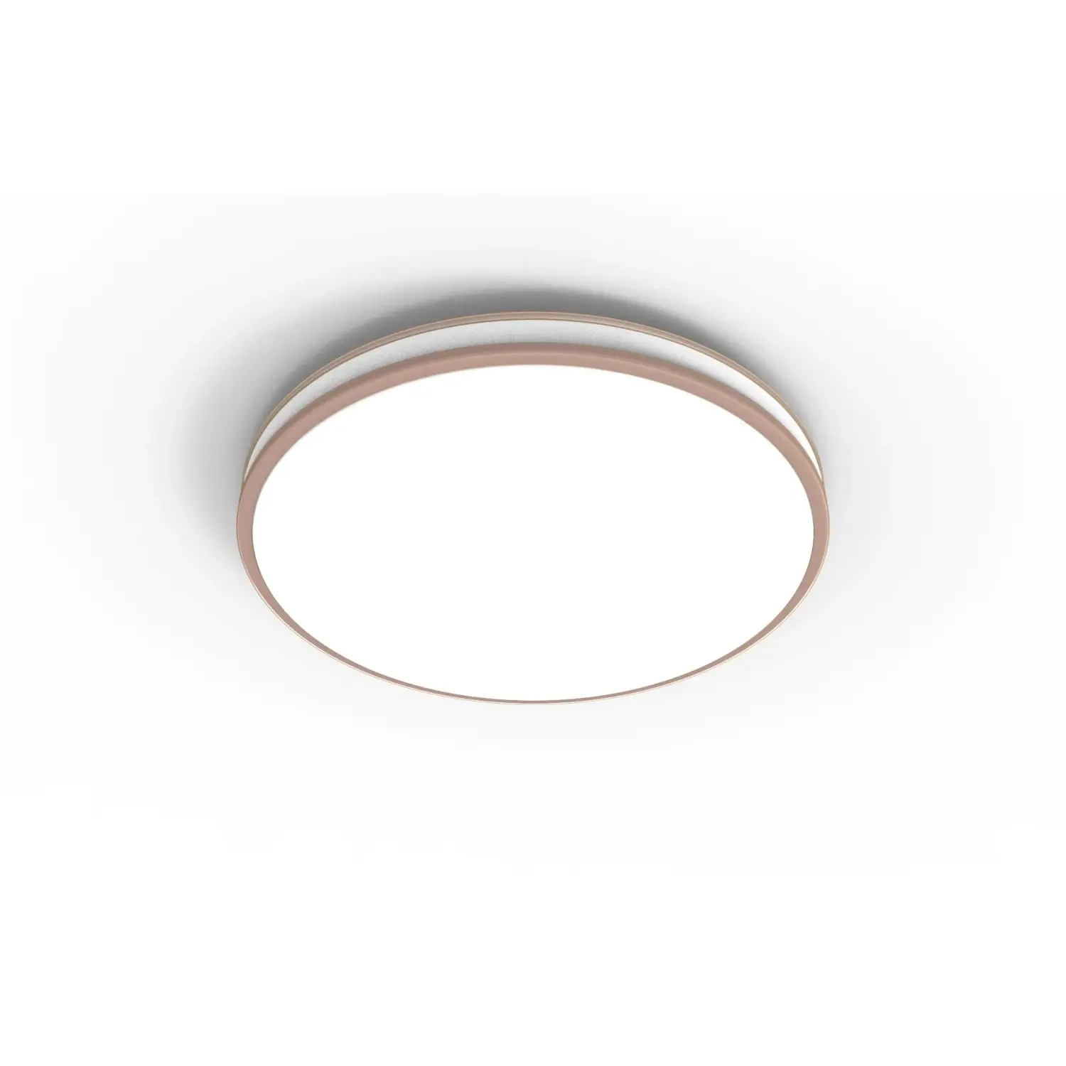 EURAKLES LED stropní svítidlo RETRO, 36 W, 2800 lm, IP44, zlatá, pr 43 x 6 cm