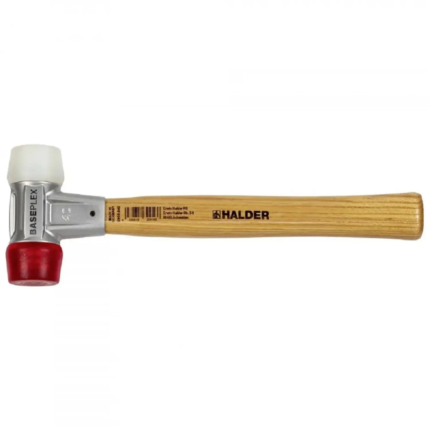 Halder Kladivo Baseplex, nylon/acetát celulózy/zinkový odlitek, pr. 40 mm