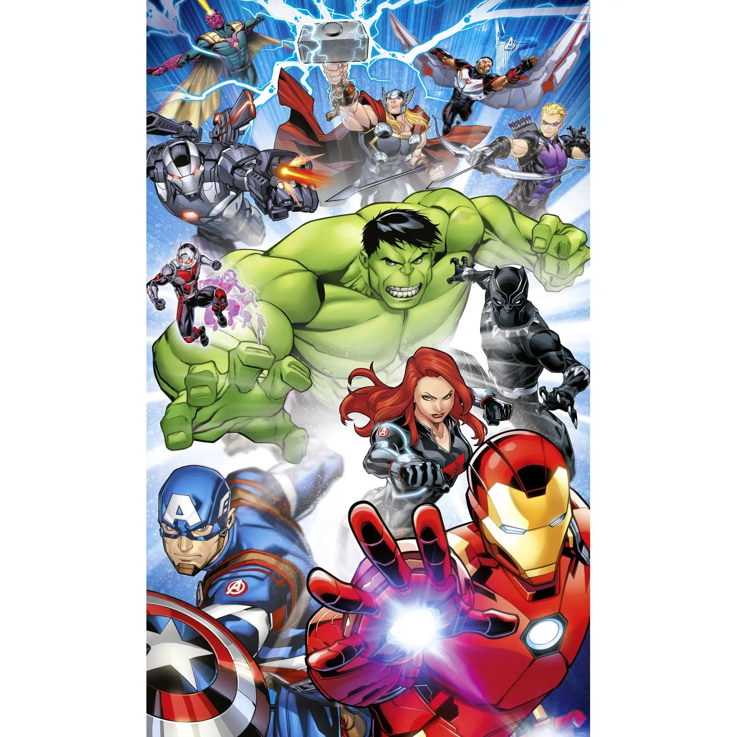 Komar Vliesová fototapeta Marvel Avengers Protect 150 x 250 cm