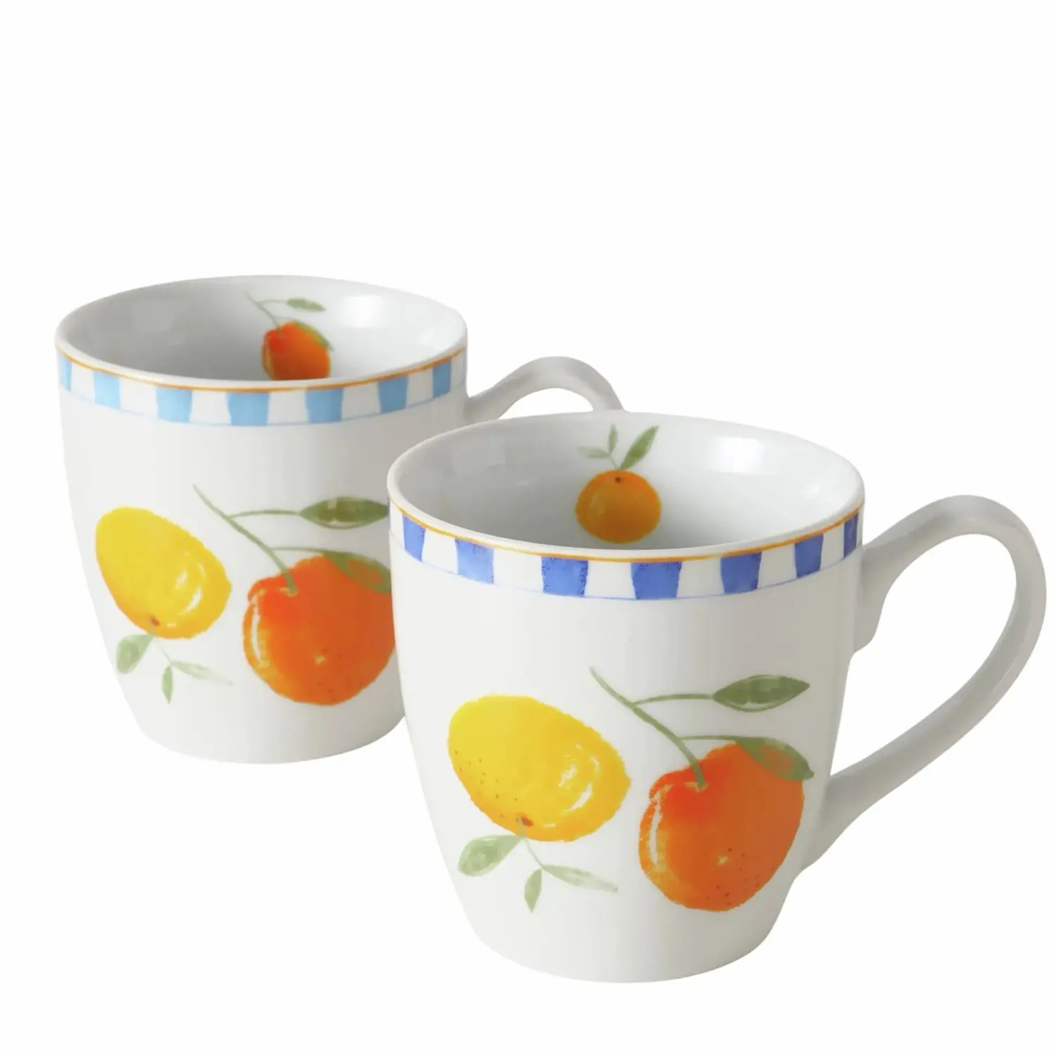 Boltze Jumbo hrneček s uchem Fruits různé druhy 480 ml, 10 x 10 x 14 cm, 1 ks