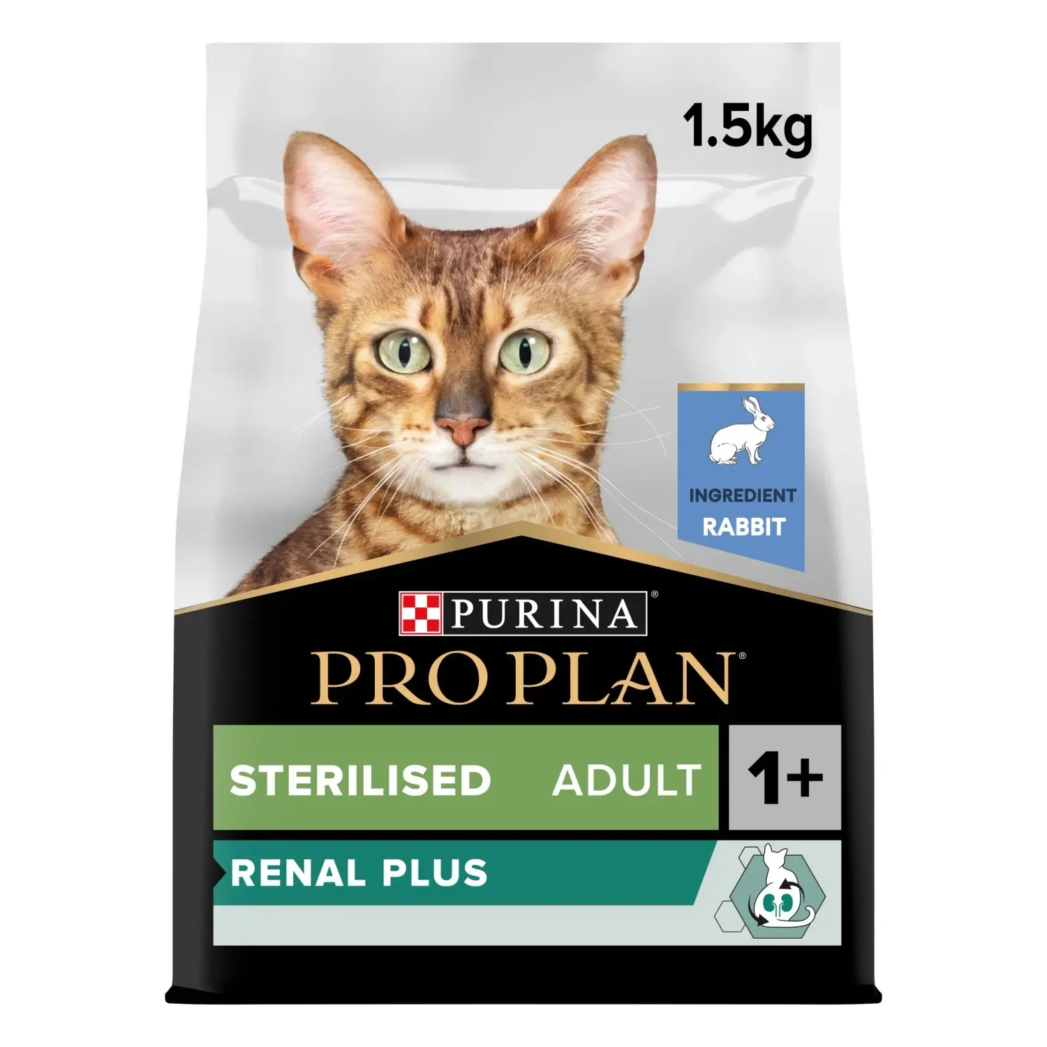 PRO PLAN Adult Sterilised Renal Plus Granule pro kočky králík 1,5 kg