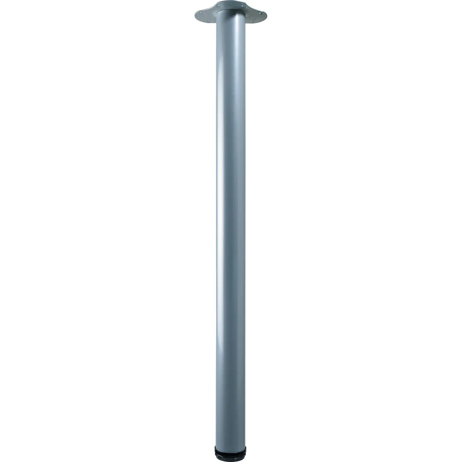 Hettich Nábytková noha kulatá, stříbrná, pr. 60 x 900 mm