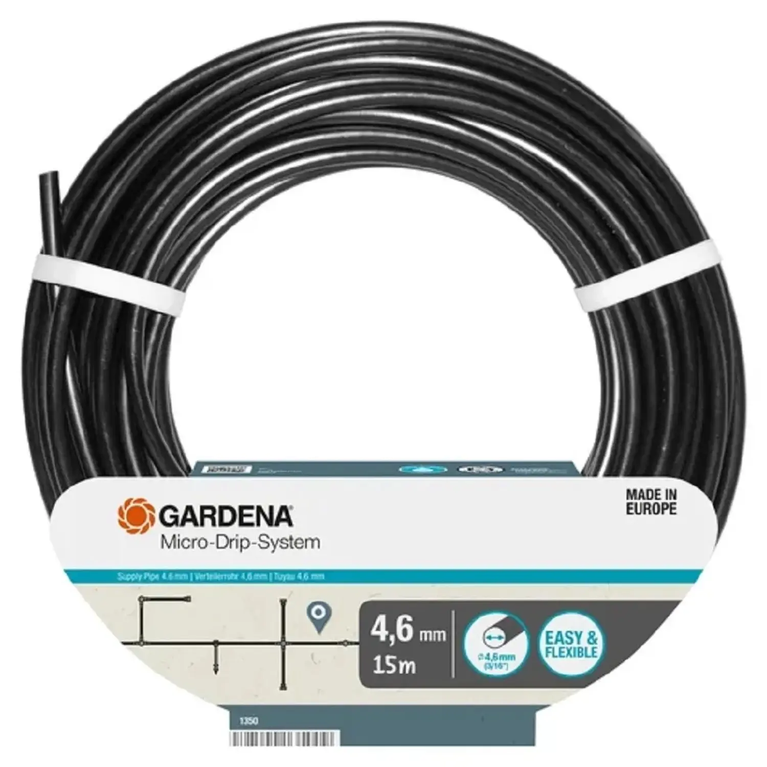GARDENA Micro-Drip-System Trubka rozdělovací 4,6 mm (3/16"), 15 m