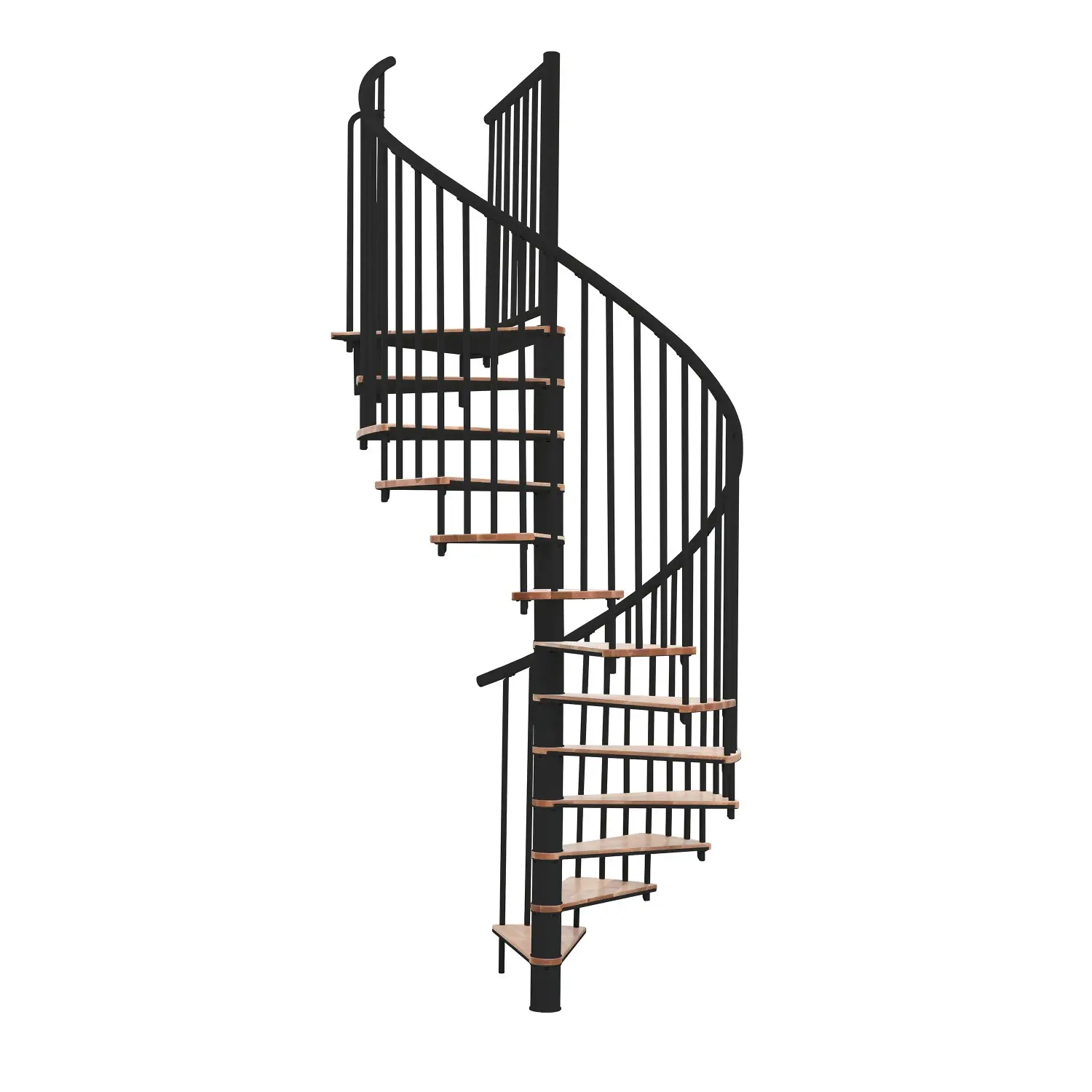 Minka STAIRS Kombinované točité schodiště Switch buk/černá pr. 140 cm