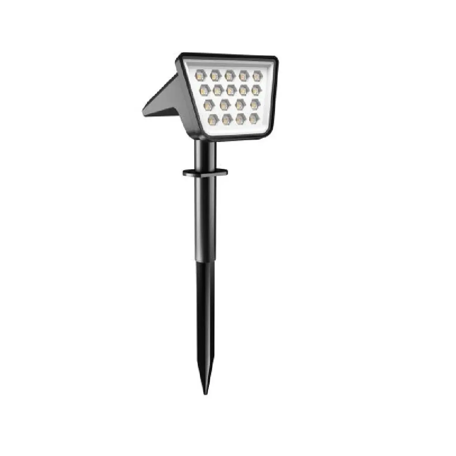 LUTEC LED solární svítidlo LUNAR 1,2W 90lm bílá+RGB IP44, 95 × 107 × 235 mm