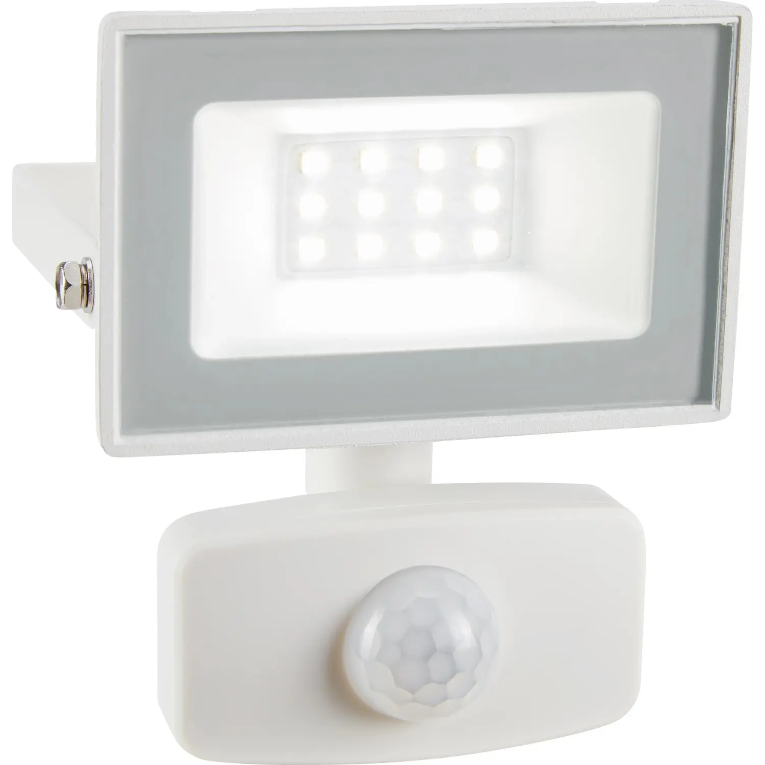 BWO LED reflektor 10 W 900 lm 5000 K IP44 bílý 12 x 9 x 5 cm s detektorem pohybu