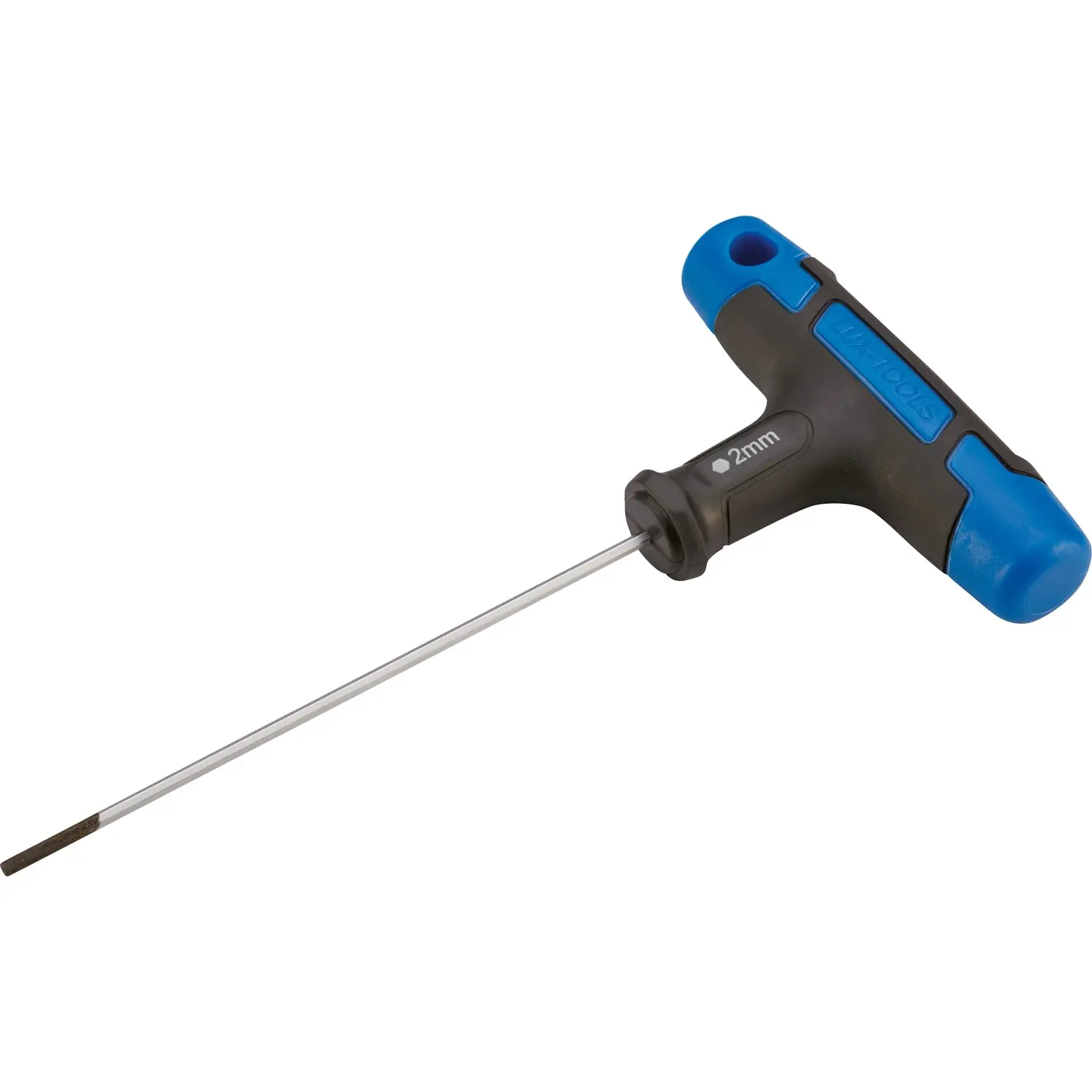 LUX-TOOLS Zástrčný klíč Hex s T-rukojetí, 2 mm x 100 mm