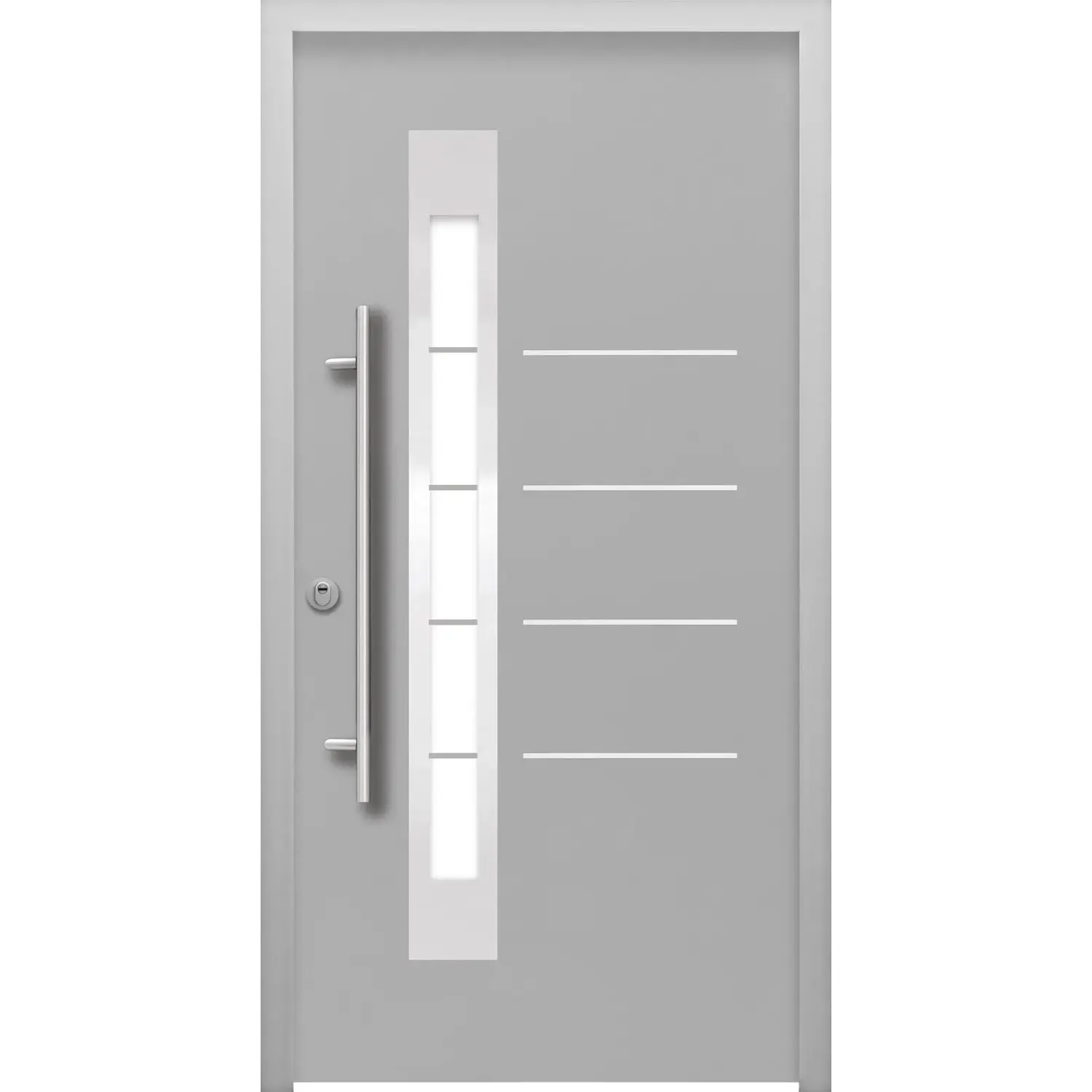 SPLENDOOR Vchodové dveře ThermoSpace BERLIN PRIME RC2 šedá 100 L