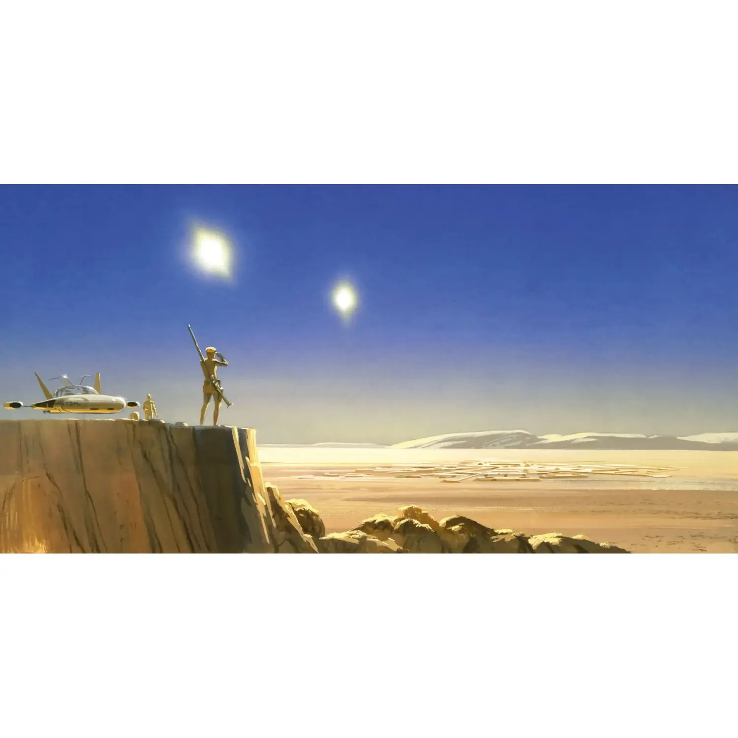 Komar Vliesová fototapeta Star Wars Classic RMQ Mos Eisley Edge 500 x 250 cm