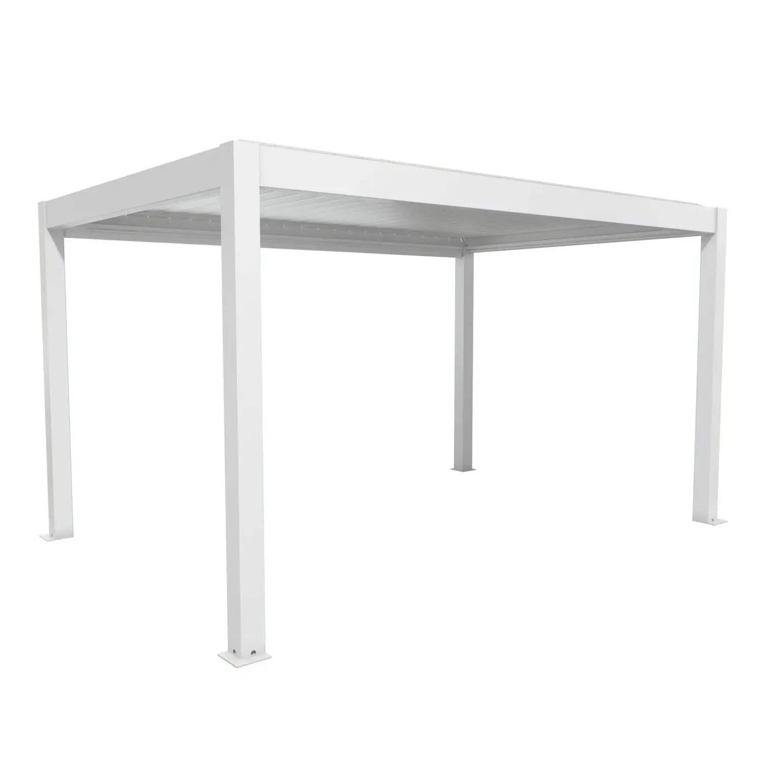 Biohort Pergola 4,5 x 3 bílá/stříbrná 460 x 312 cm