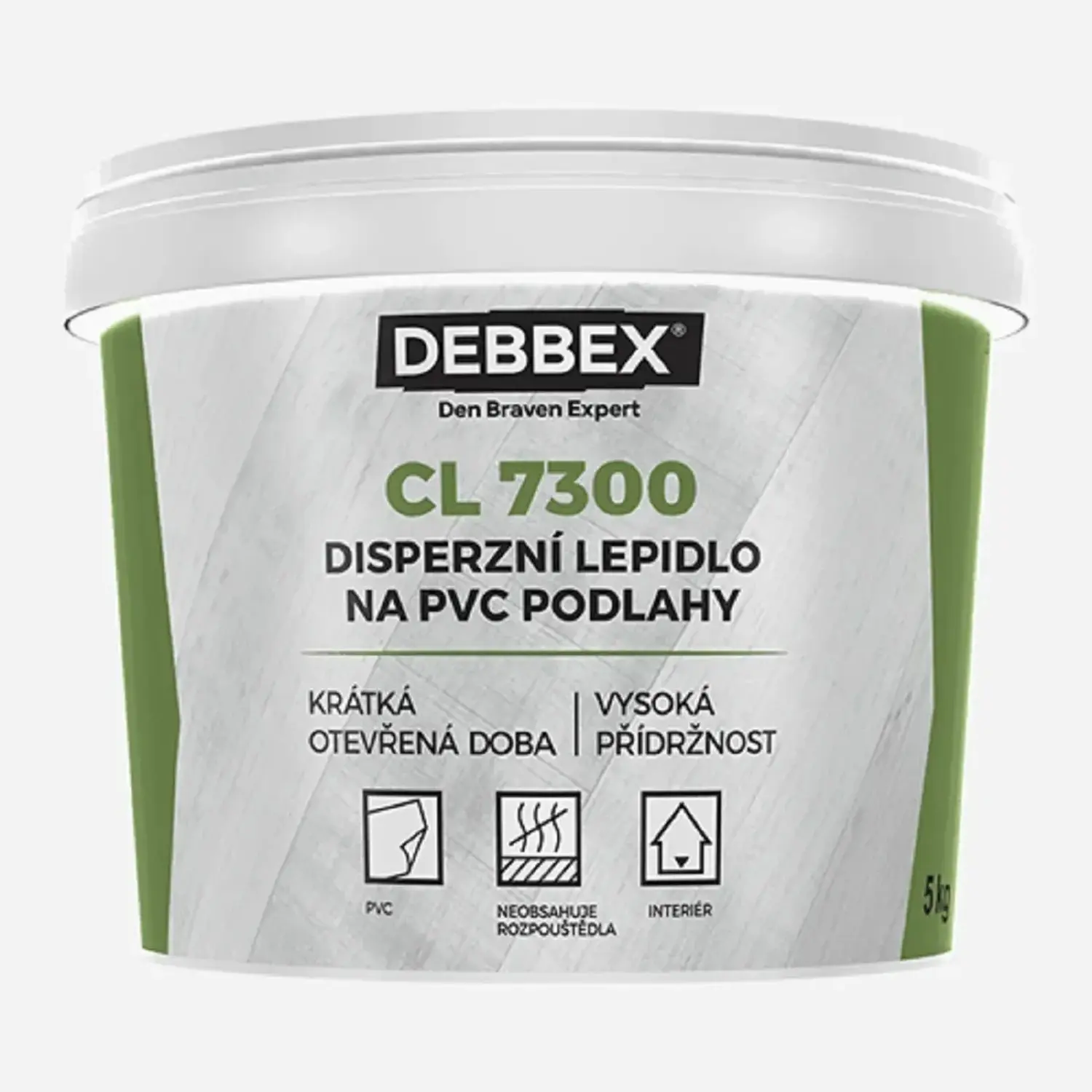 Den Braven Disperzní lepidlo na PVC podlahy CL 7300 Typ: kbelík, Balení: 14 kg