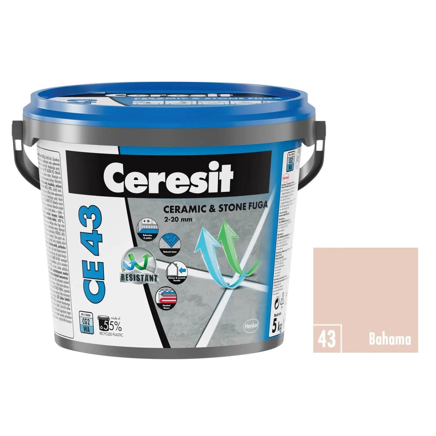Ceresit Flexibilní spárovací hmota CE 43 Grand Elit Bahama, 5 kg
