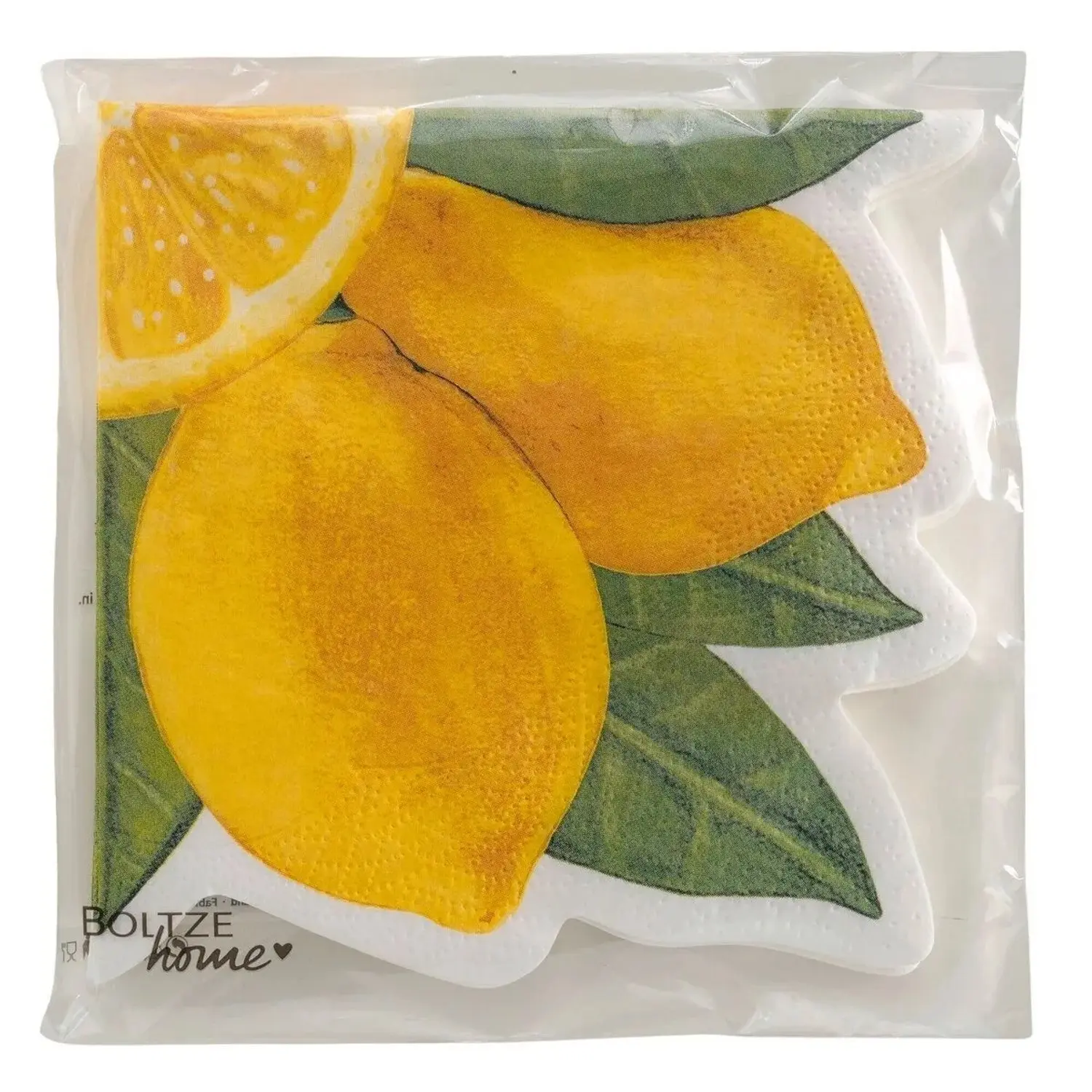 Boltze Papírové ubrousky Limone, 12 ks