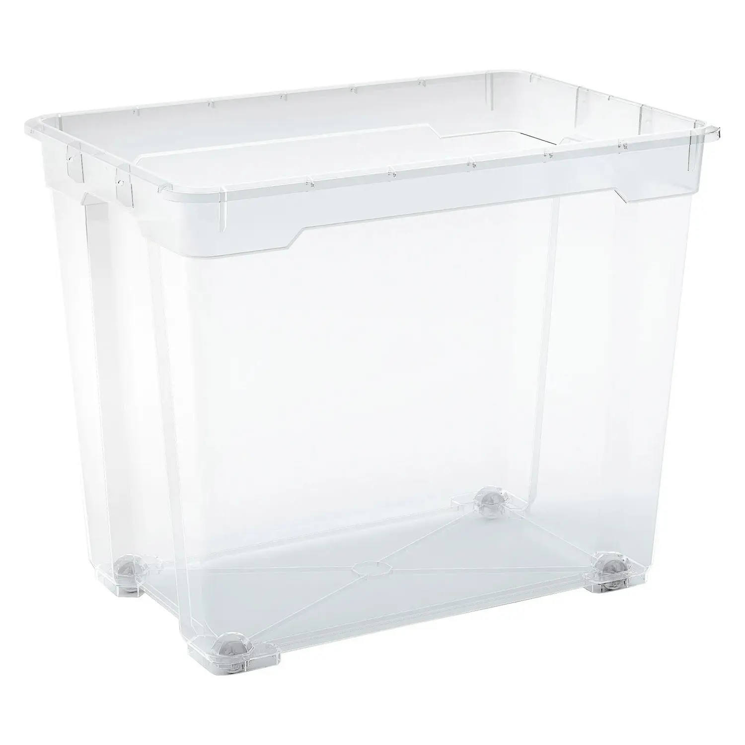 OBI Univerzální úložný box Santos XXL, transparentní, 47 x 38 x 56,5 cm