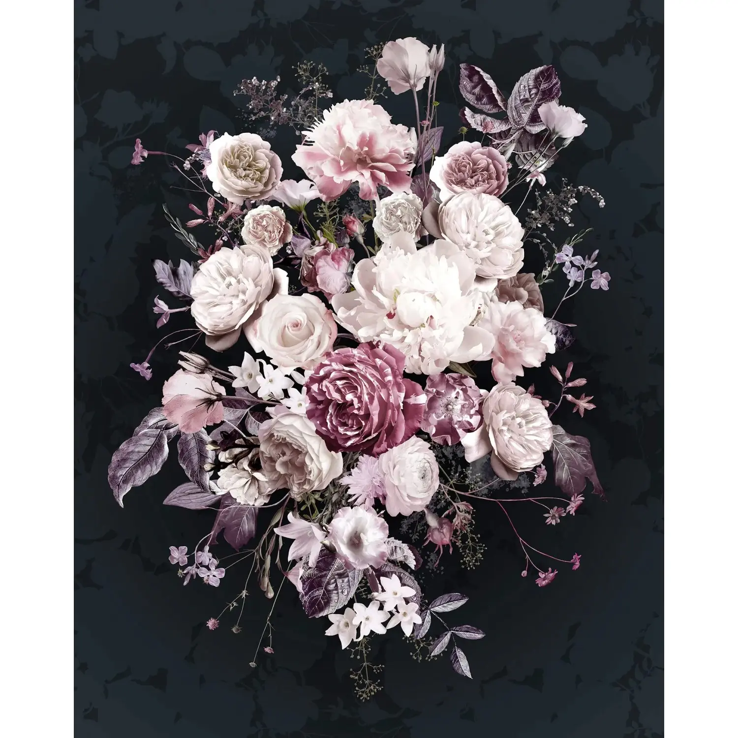 Komar Vliesová fototapeta Bouquet Noir 200 x 250 cm