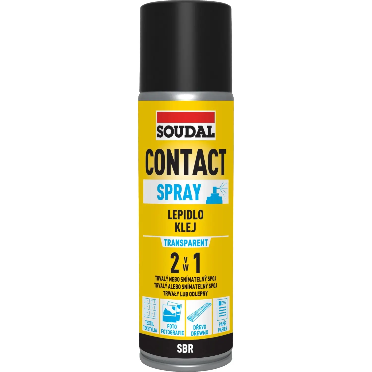 SOUDAL Lepidlo Contact Spray 2v1 300 ml
