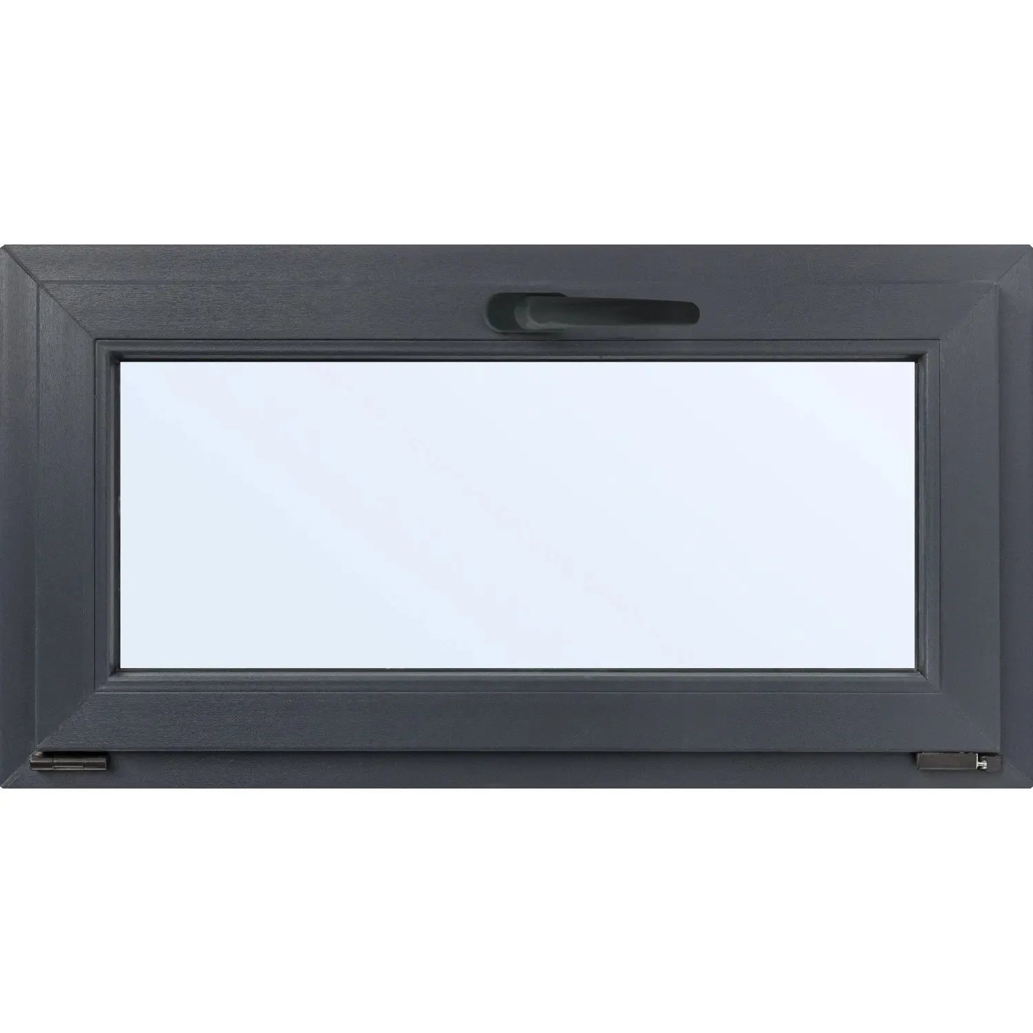 TeraGlass Okno sklepní plastové 4-komorové 2-sklo antracit 900 x 600 x 60 mm