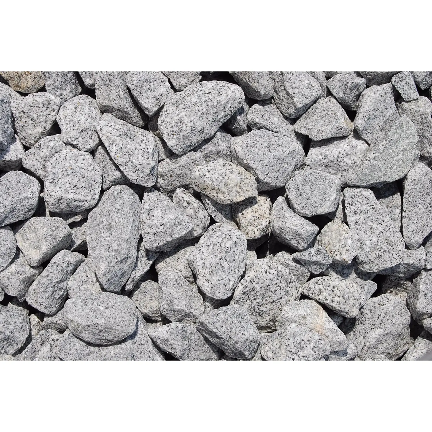 Granitové kamenivo sůl-pepř 25-50 mm 25 kg PE pytel