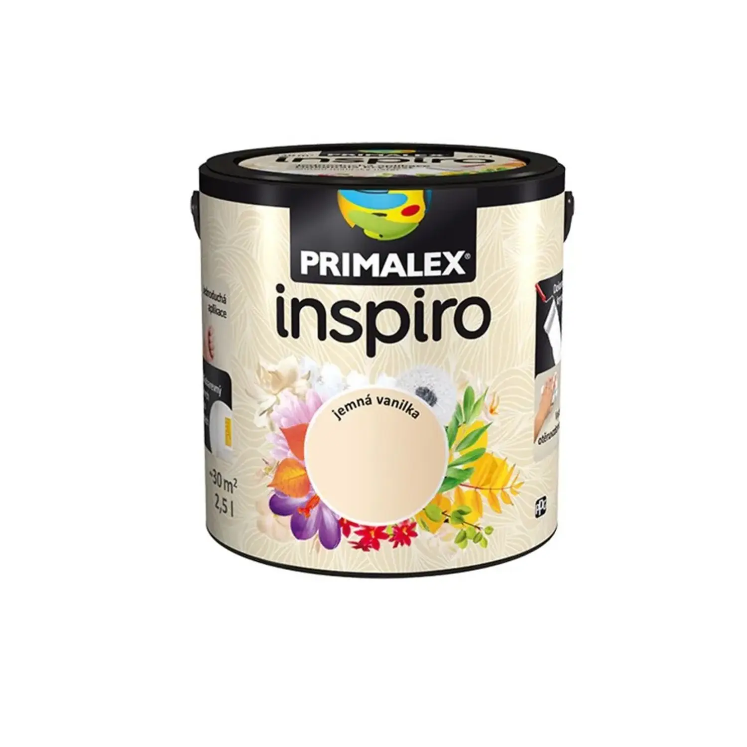 PRIMALEX Barevný vnitřní malířský nátěr Inspiro jemná vanilka 2,5 l