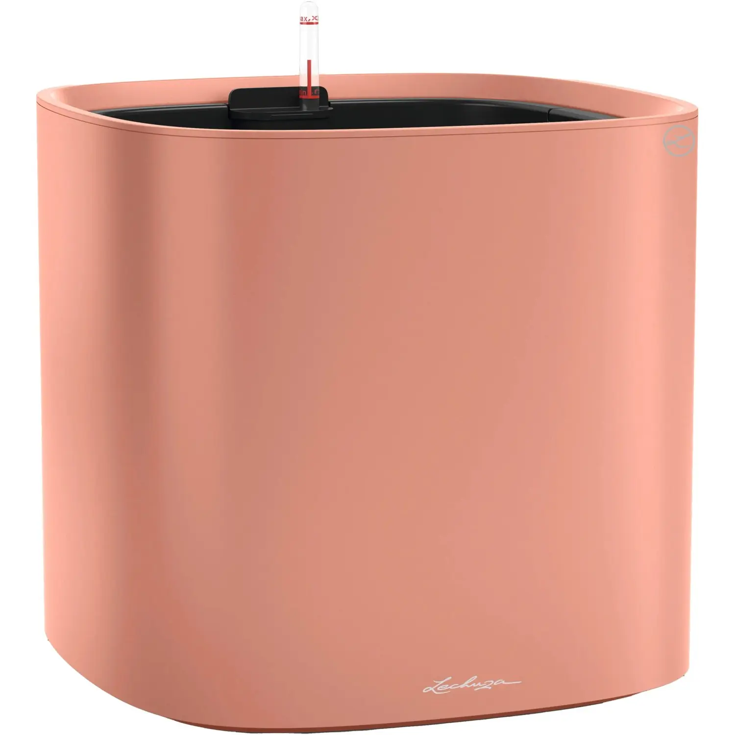 Lechuza Květináč Pila Color Planter 35, korálově červená, 35 x 35 x 33 cm