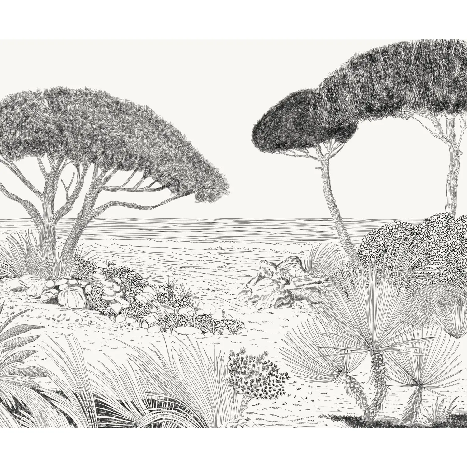 Komar Vliesová fototapeta Shoreline 250 x 300 cm