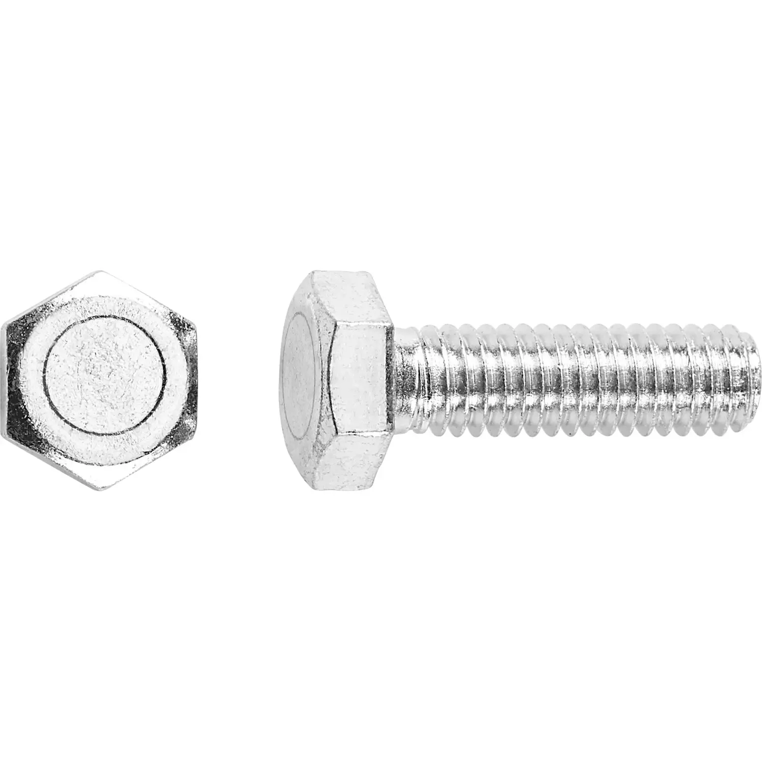 Šroub se šestihrannou hlavou SW10 plný závit pozinkovaný M6 x 20 mm, 100 ks