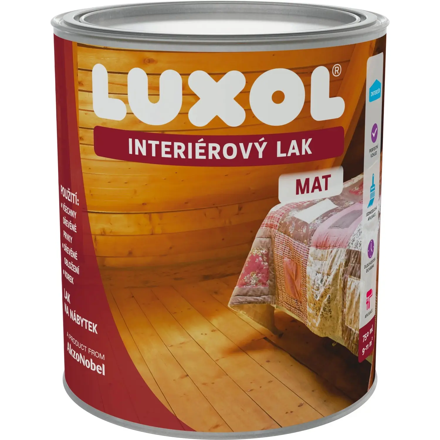 LUXOL lak interiér 0,75l S1037 matný