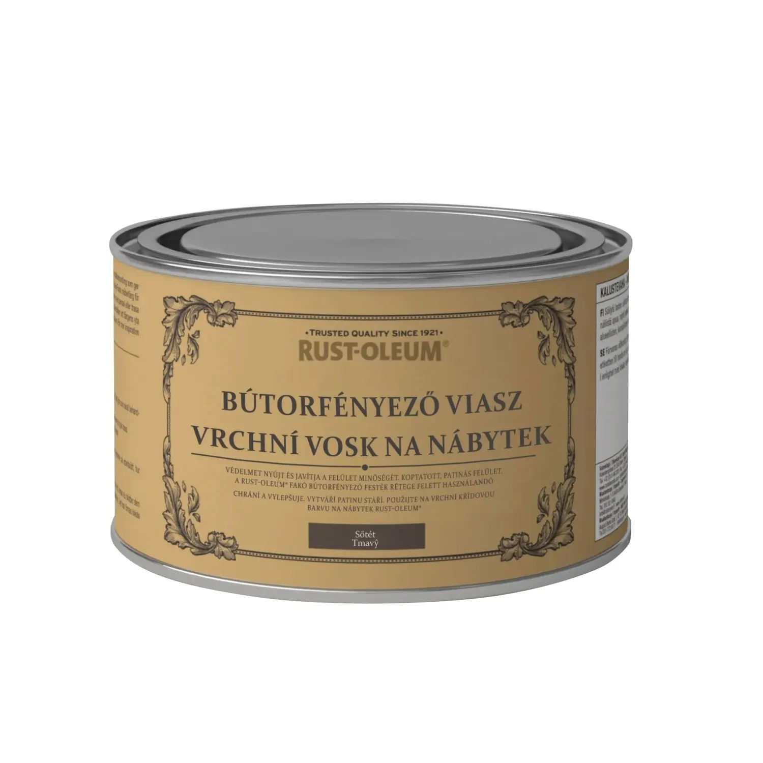 Rust-Oleum Vrchní vosk na nábytek Furniture Finishing Wax, tmavý, 400 ml