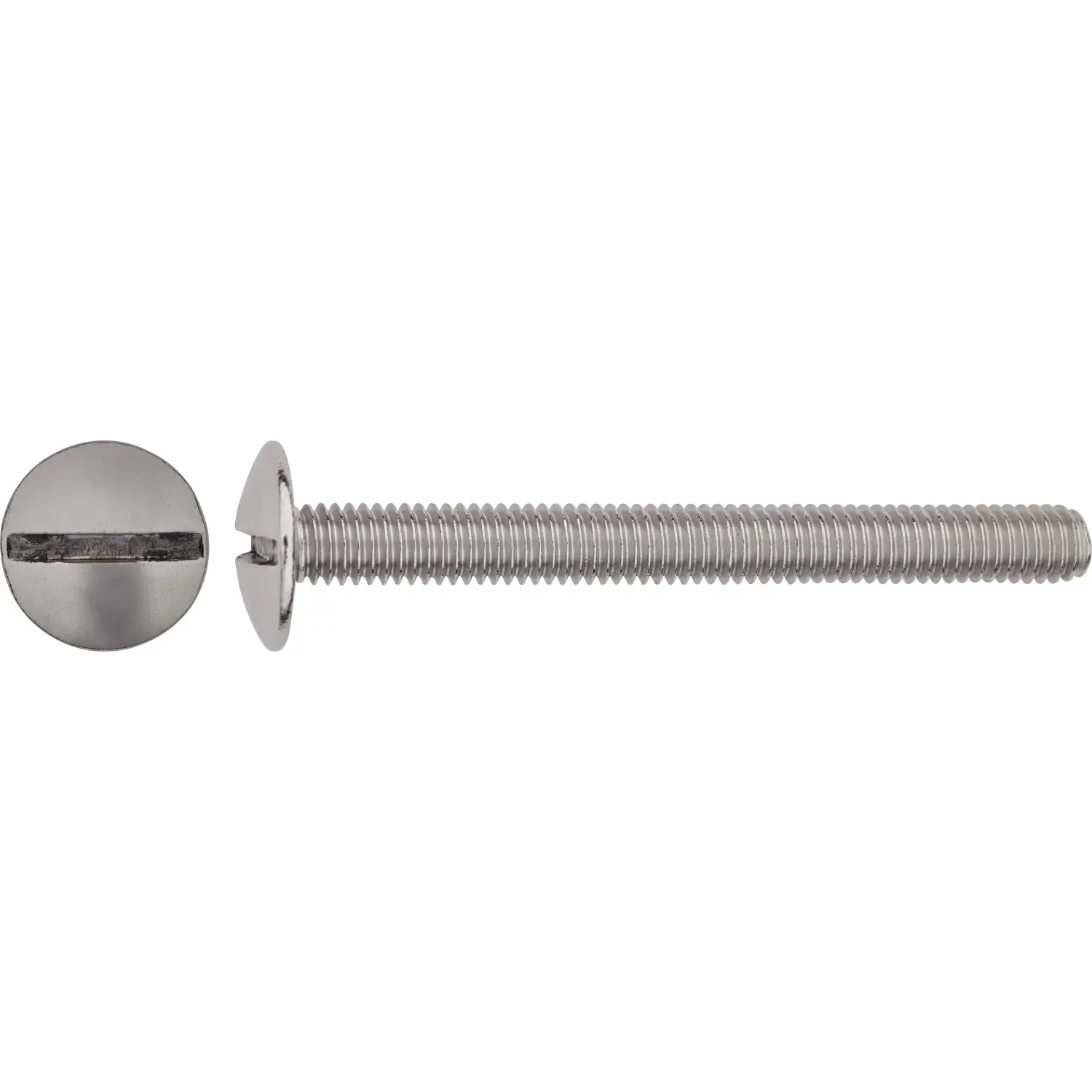 Korčekový šroub s půlkulatou hlavou PZ bíle pozinkovaný M5 x 30 mm, 10 ks