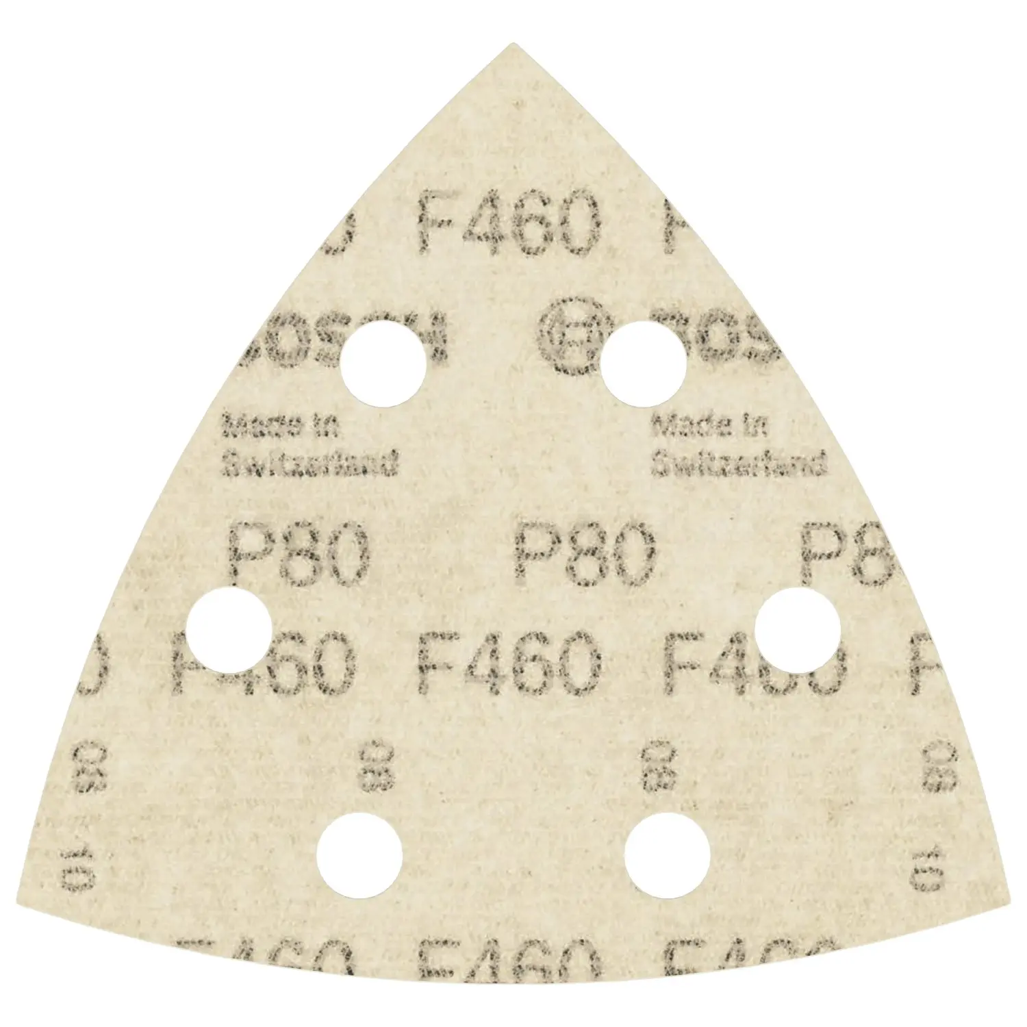 Bosch Brusný papír PRO F460 P80, 6 otvorů, 5 ks
