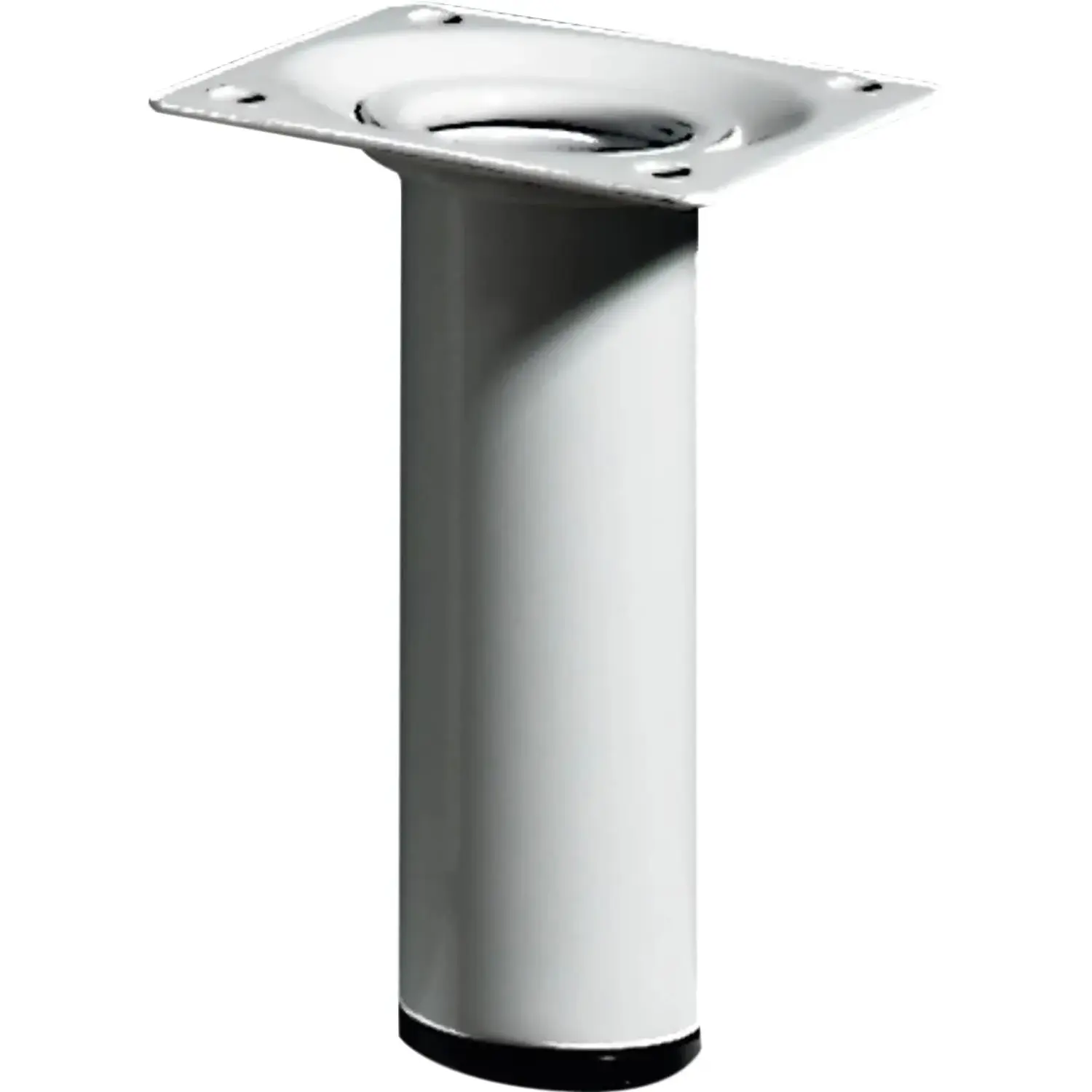 Hettich Nábytková noha kulatá, bílá, pr. 30 x 100 mm
