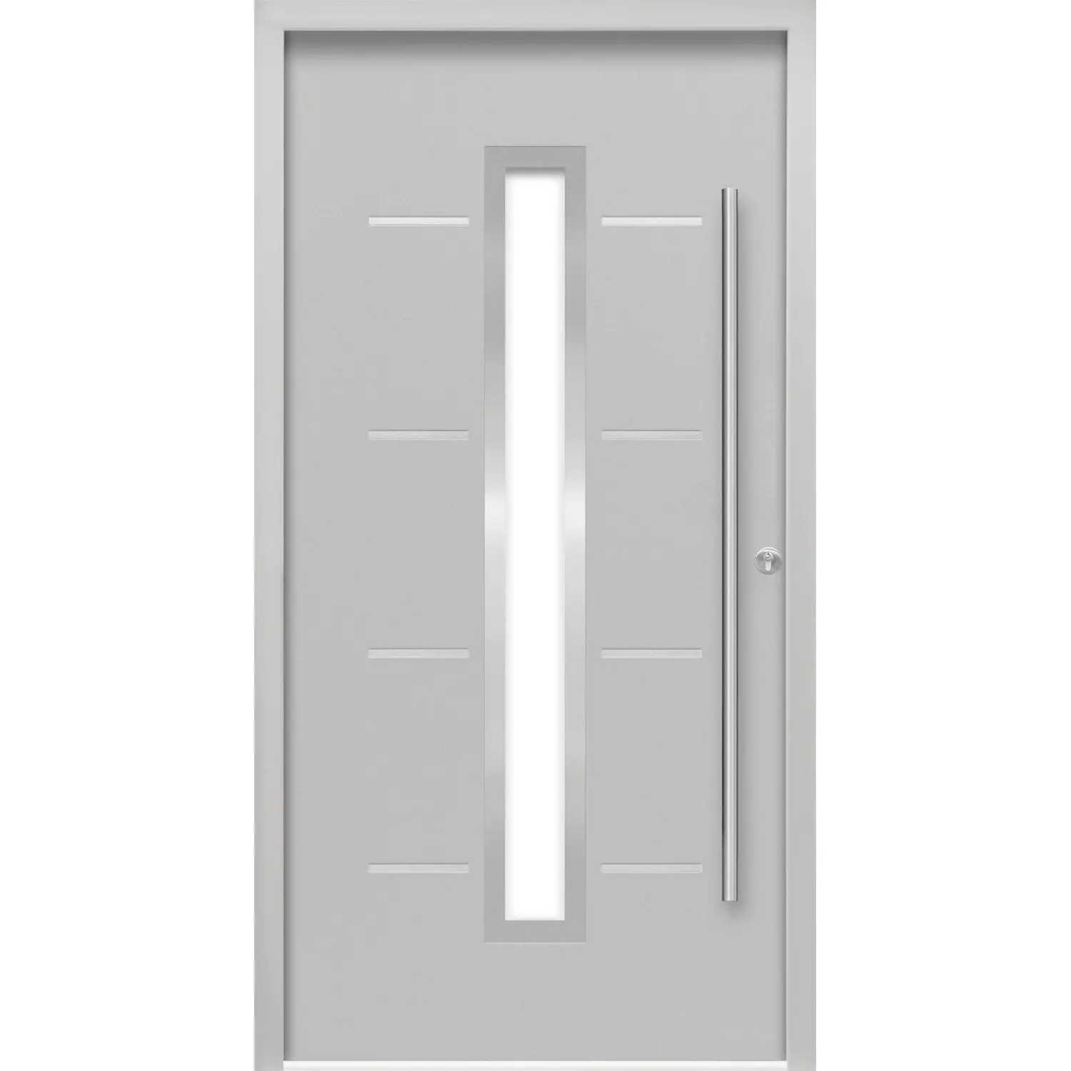 SPLENDOOR Vchodové dveře ThermoSpace MILANO PRIME šedá 110 P