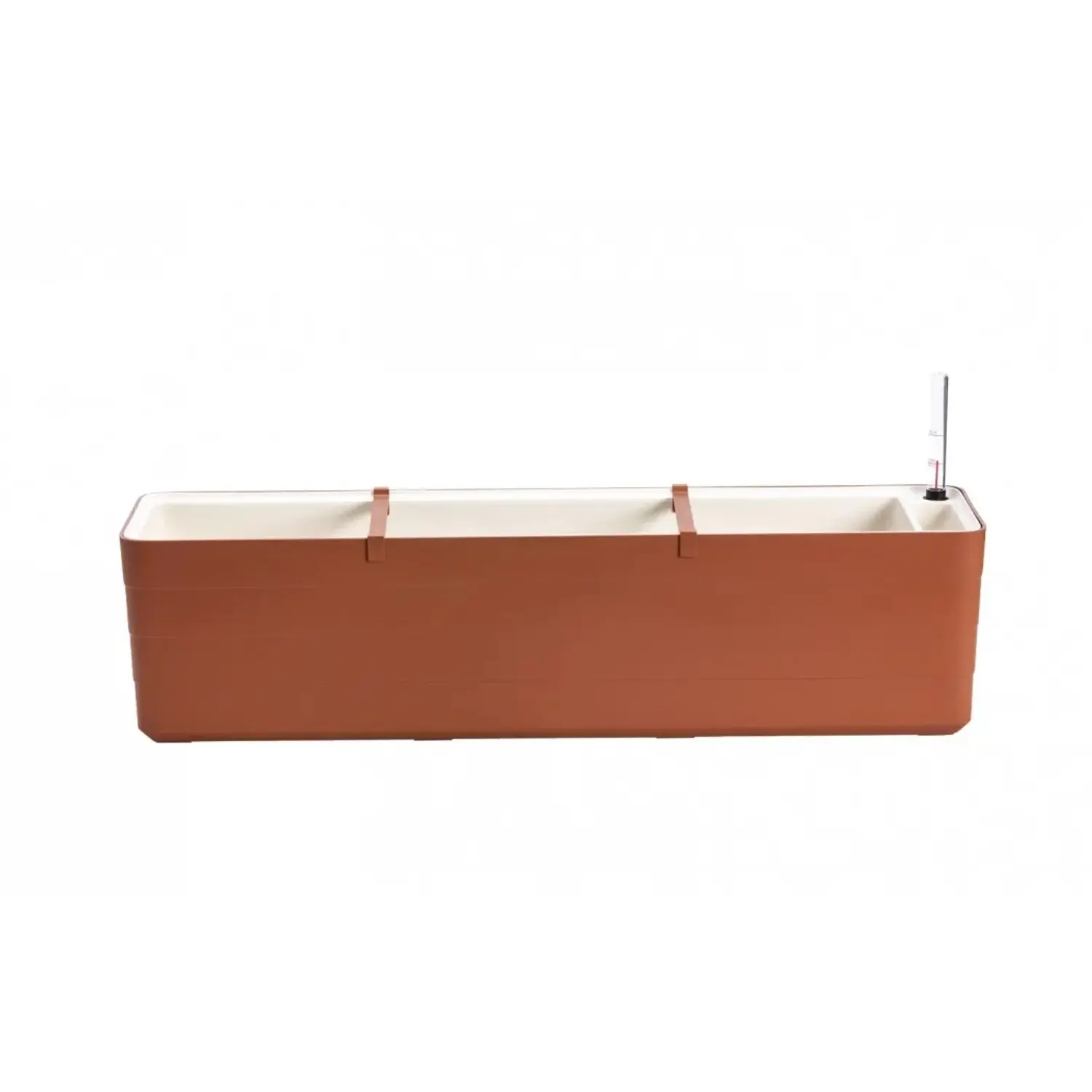 Plastia Samozavlažovací truhlík Berberis terakota + béžová 19,7 x 78 x 19,5 cm