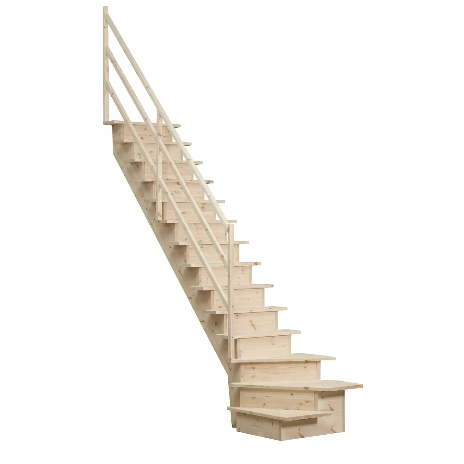 EGIBI Mlynářské schody TURN borovice E STAIRS, 300 x 80 cm L